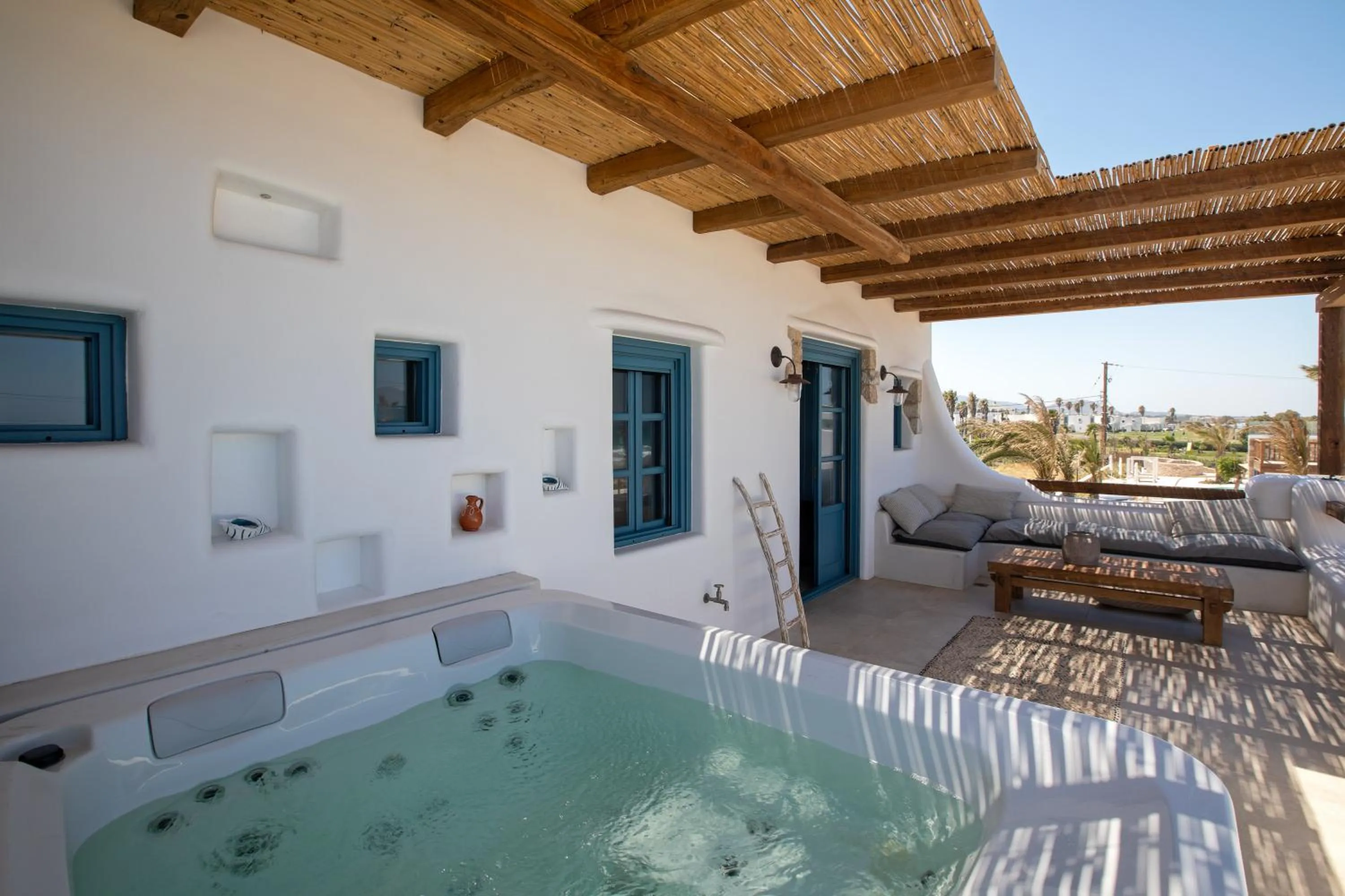 Balcony/Terrace in Blue Pearls-Adults Only Luxury Suites