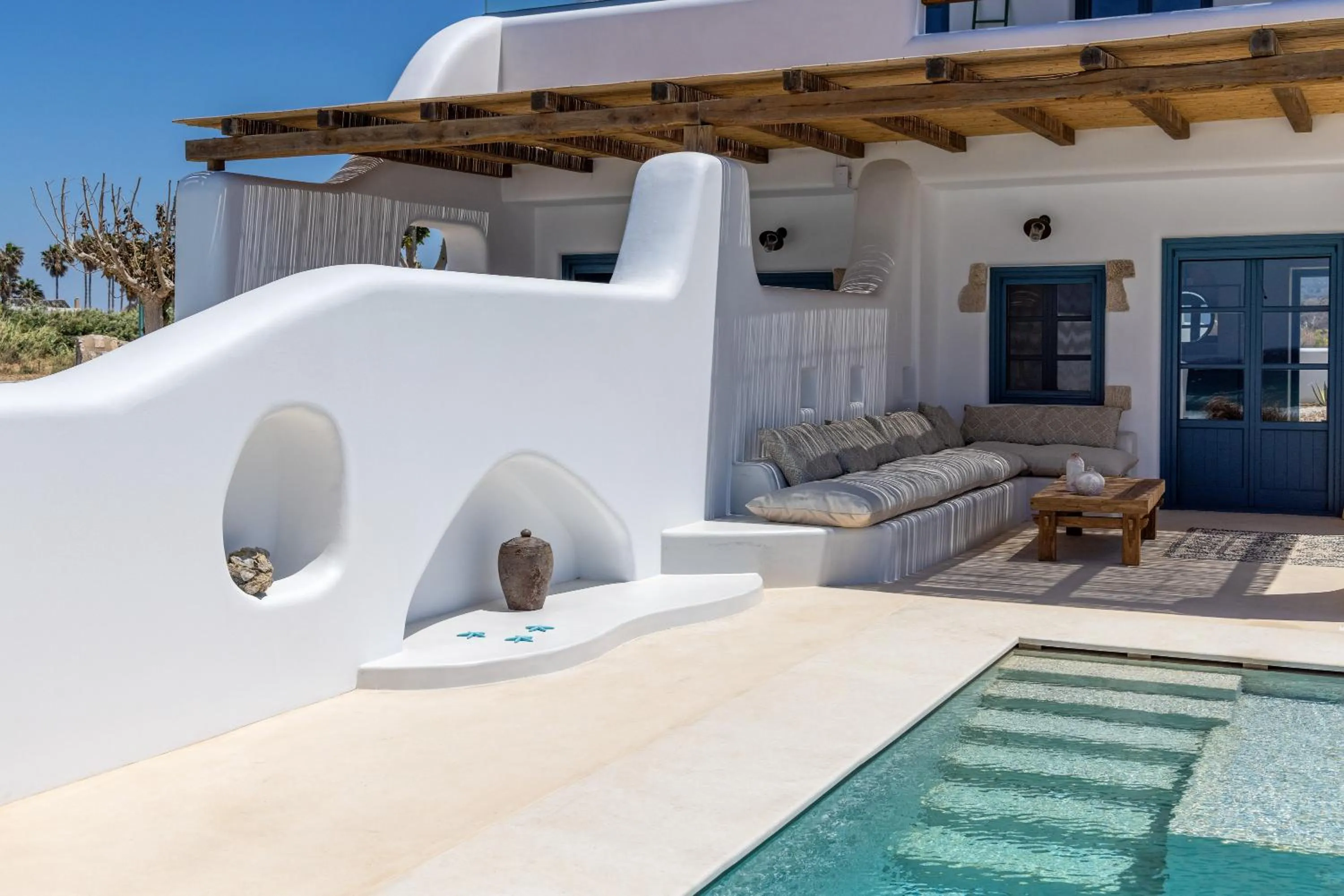 Swimming pool in Blue Pearls-Adults Only Luxury Suites