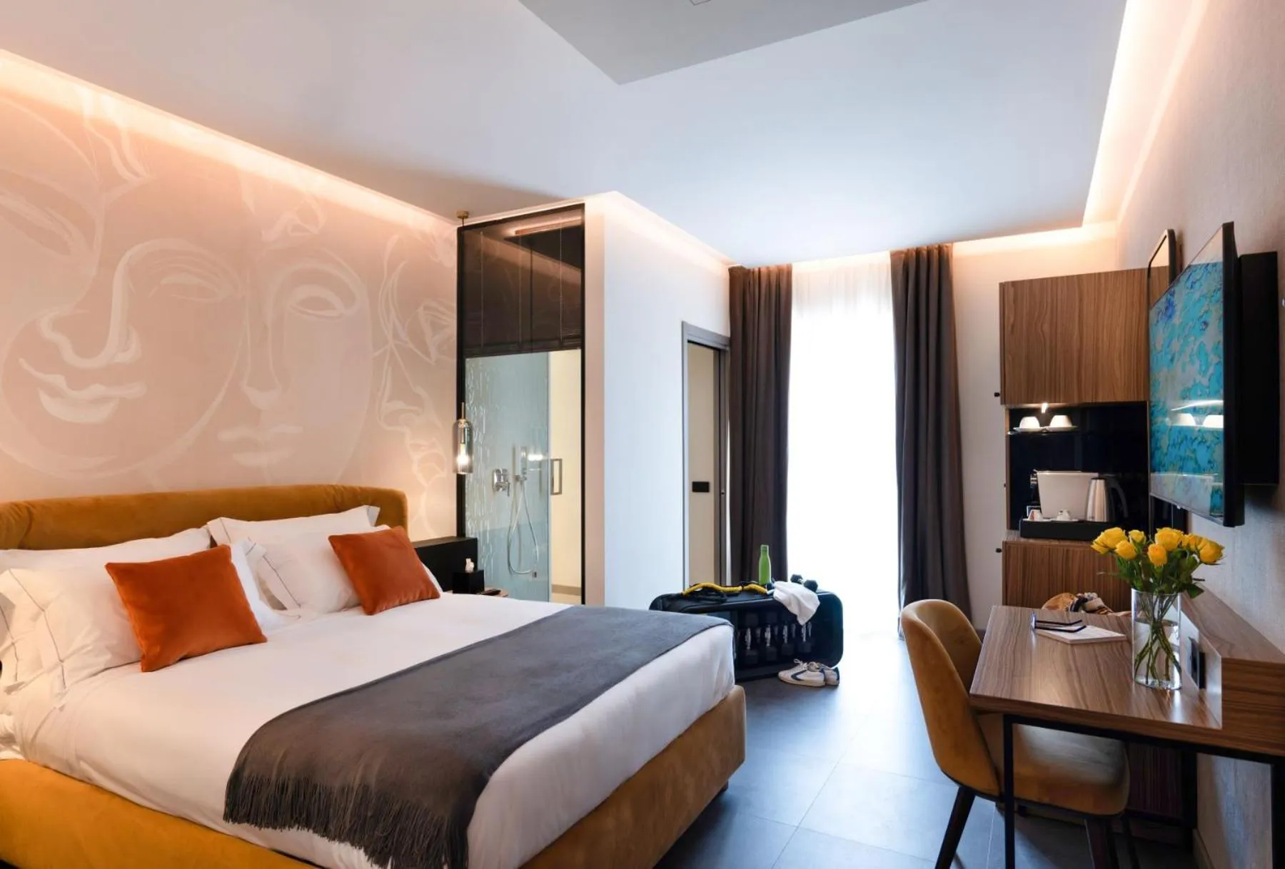 Bed in 3T Boutique Hotel