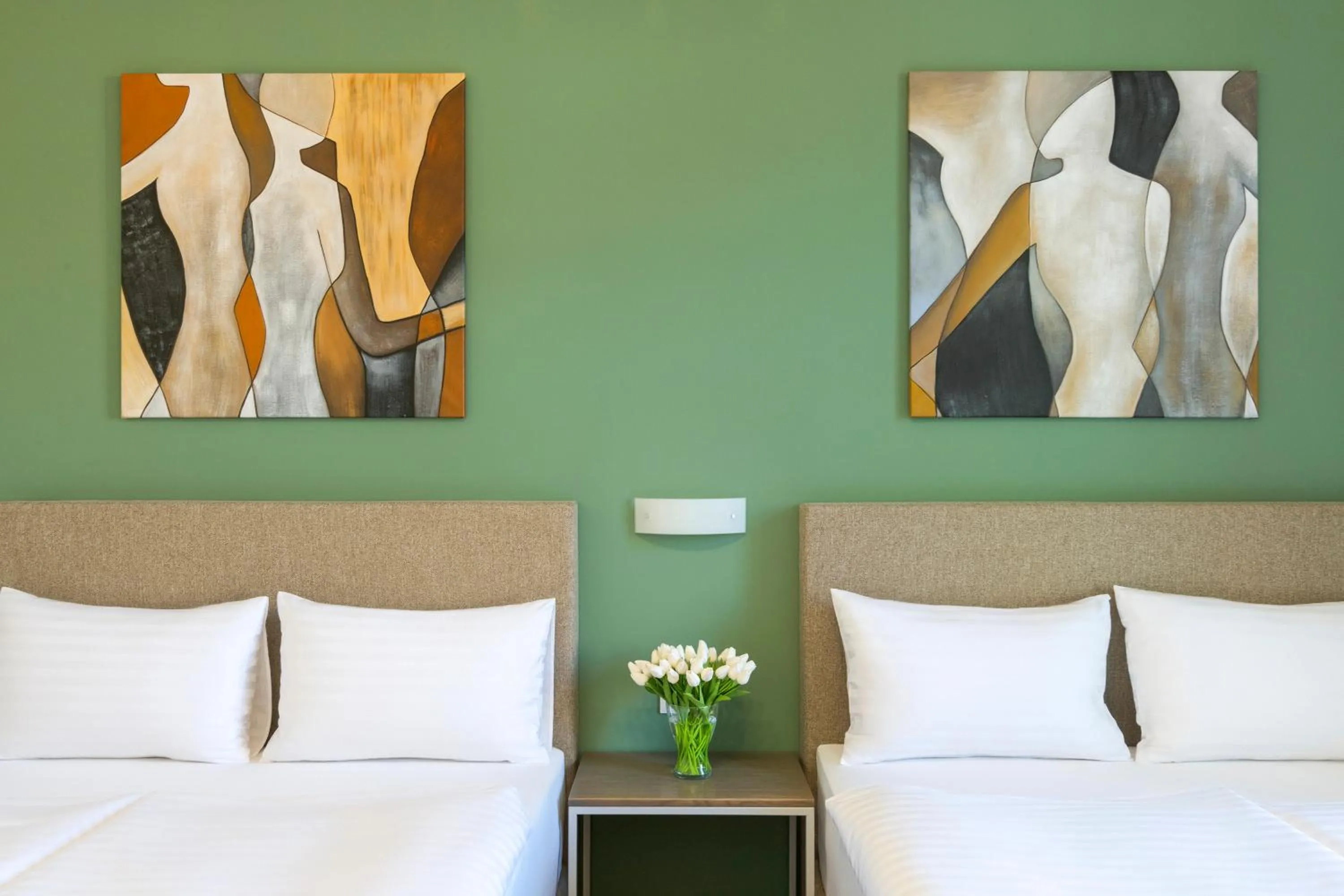 Bed in Hidden Art Boutique Residence by Dwellfort