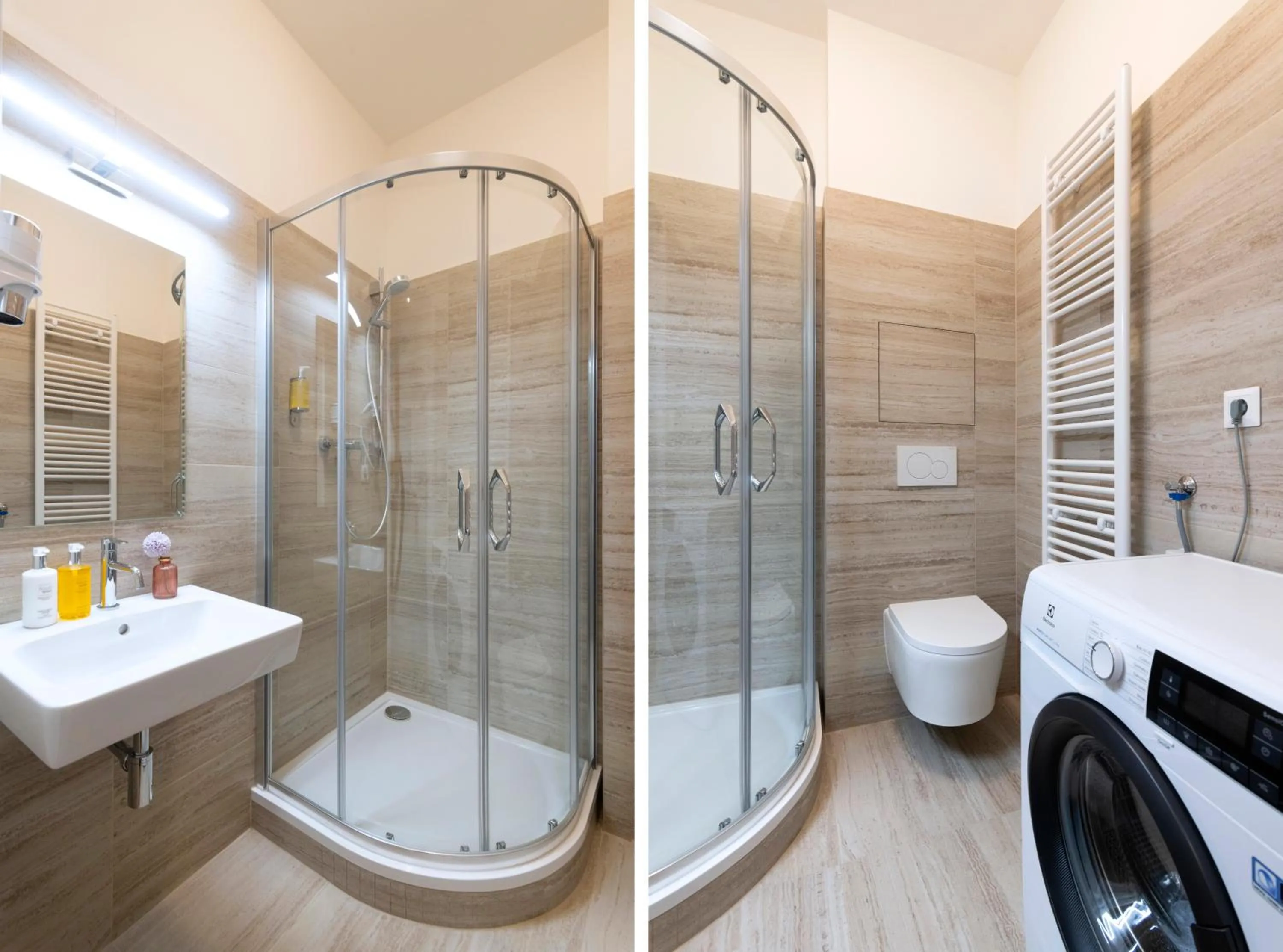 Bathroom in Hidden Art Boutique Residence by Dwellfort