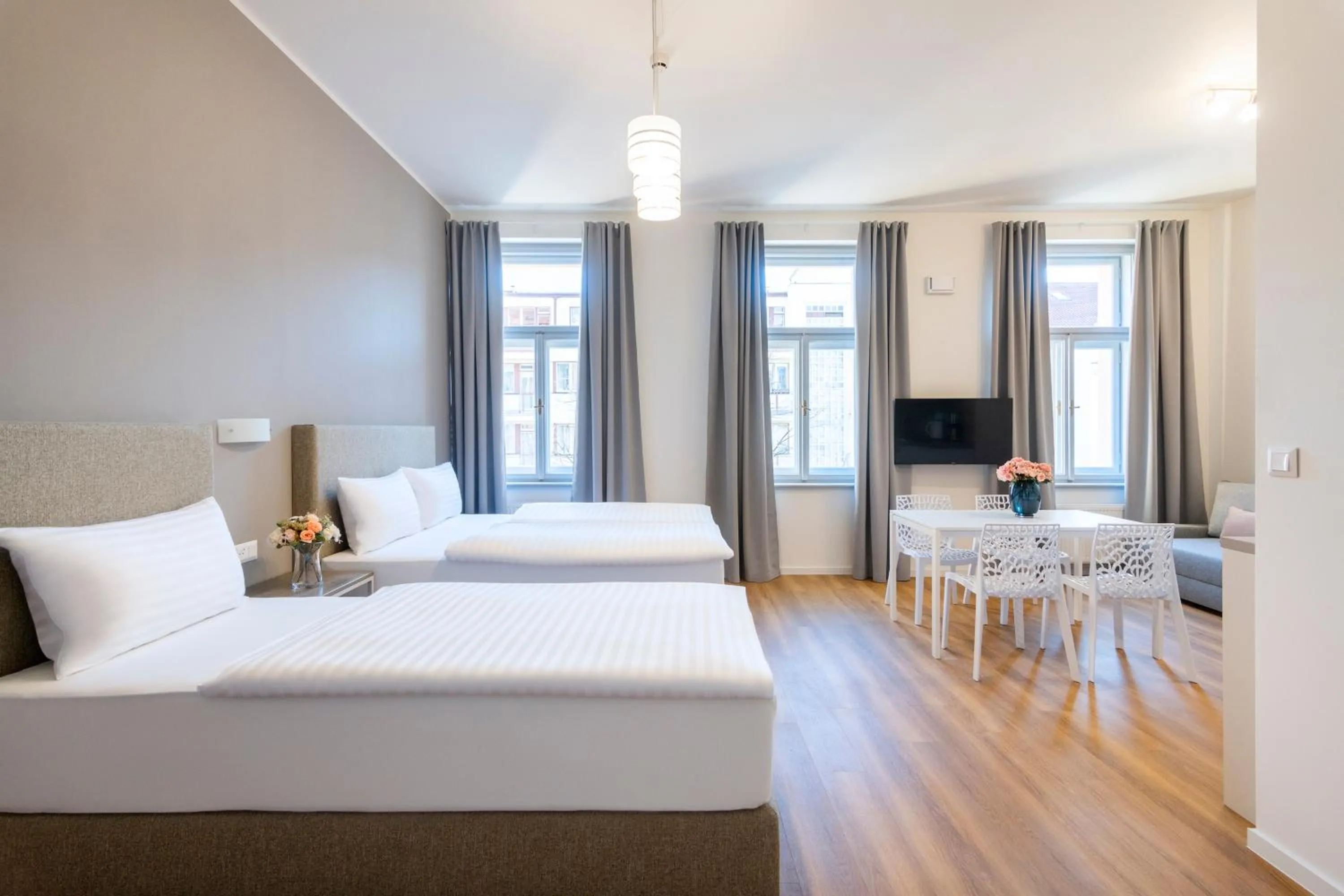 Bed in Hidden Art Boutique Residence by Dwellfort