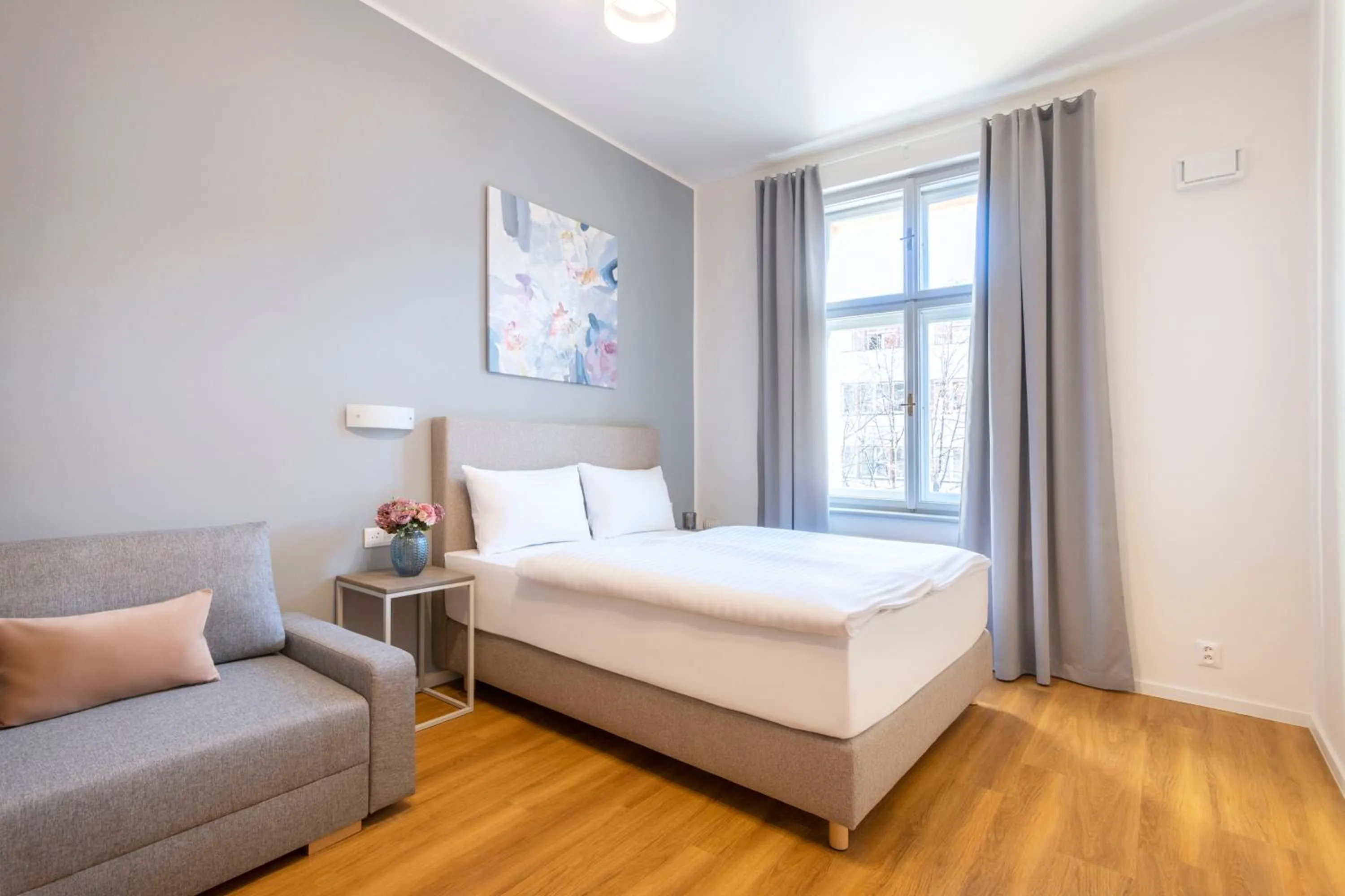 Bed in Hidden Art Boutique Residence by Dwellfort