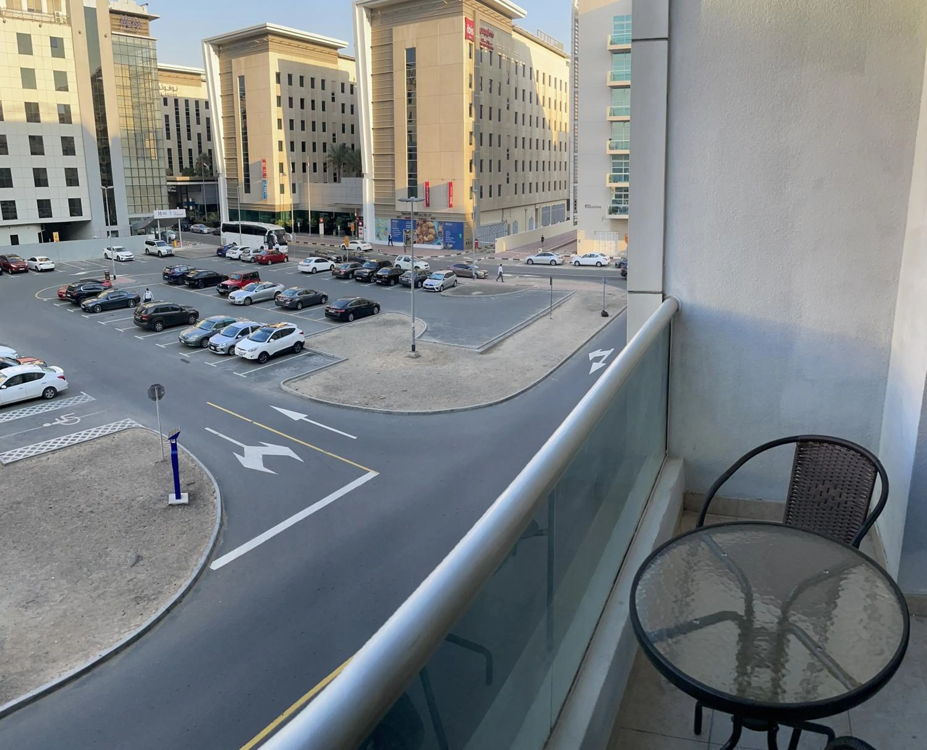 Balcony/Terrace in AlBarsha 1 Hostel by PHM