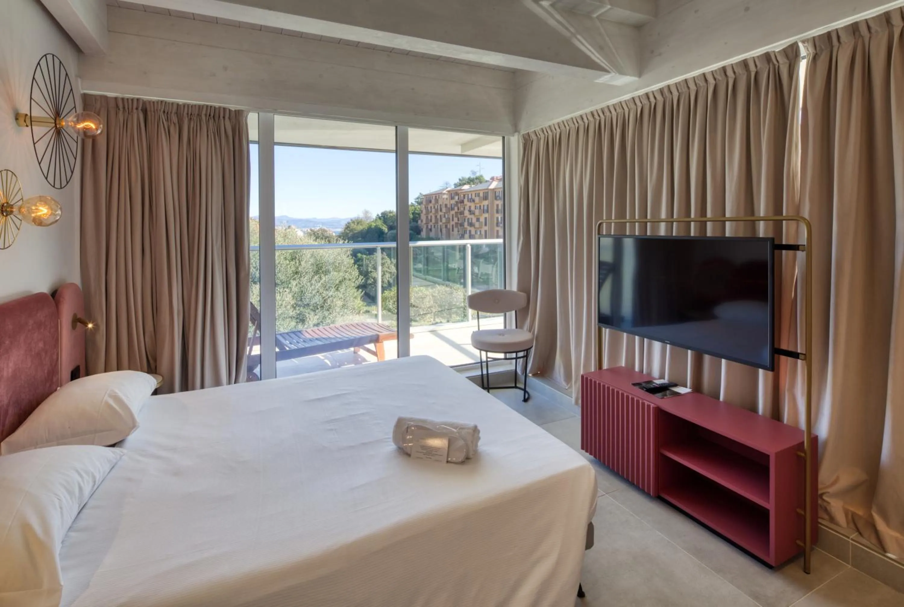 Bedroom, Bed in Poggio Hotel