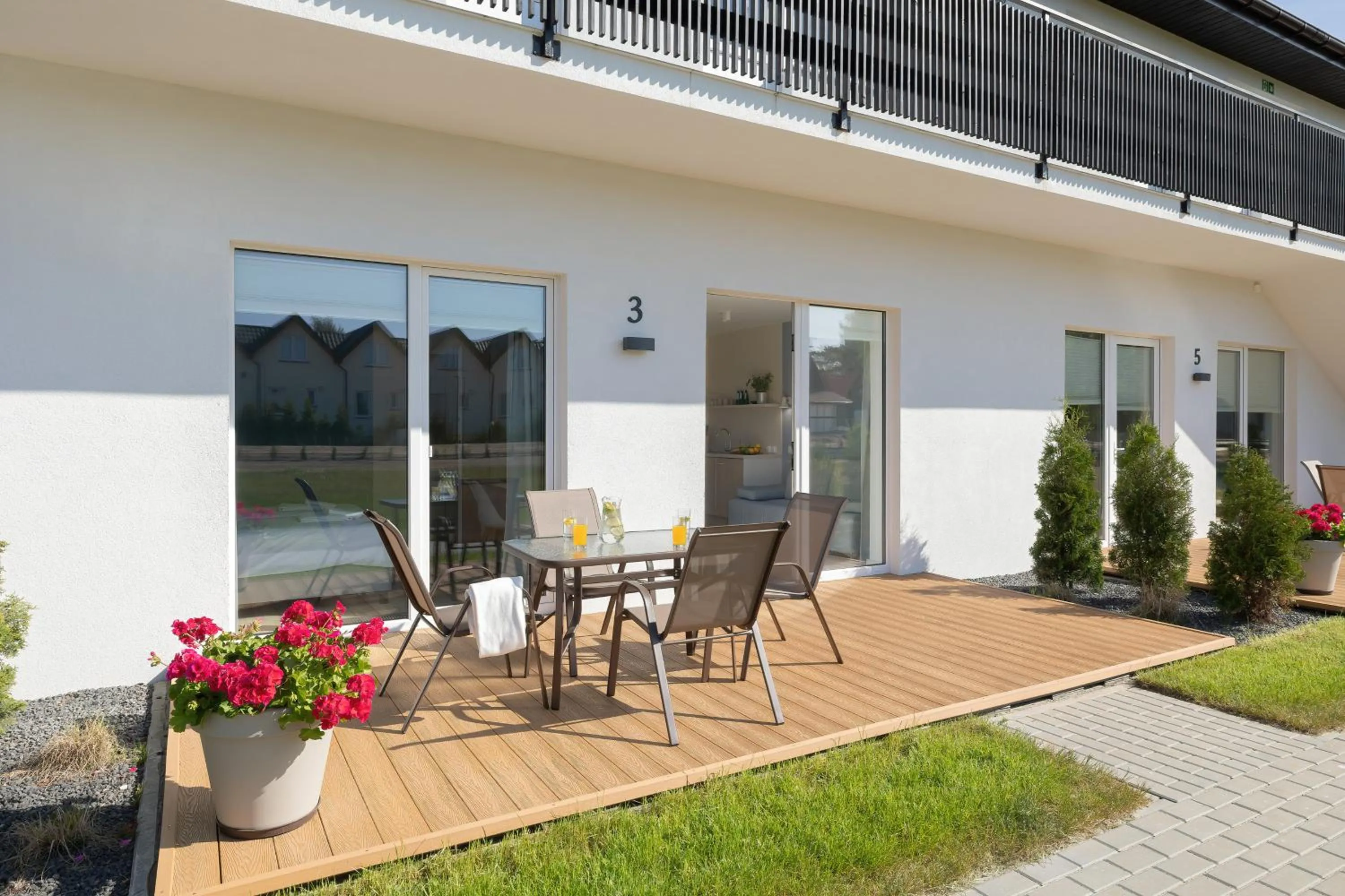 Balcony/Terrace in BURSZTYN - BERNSTEIN APARTMENTS