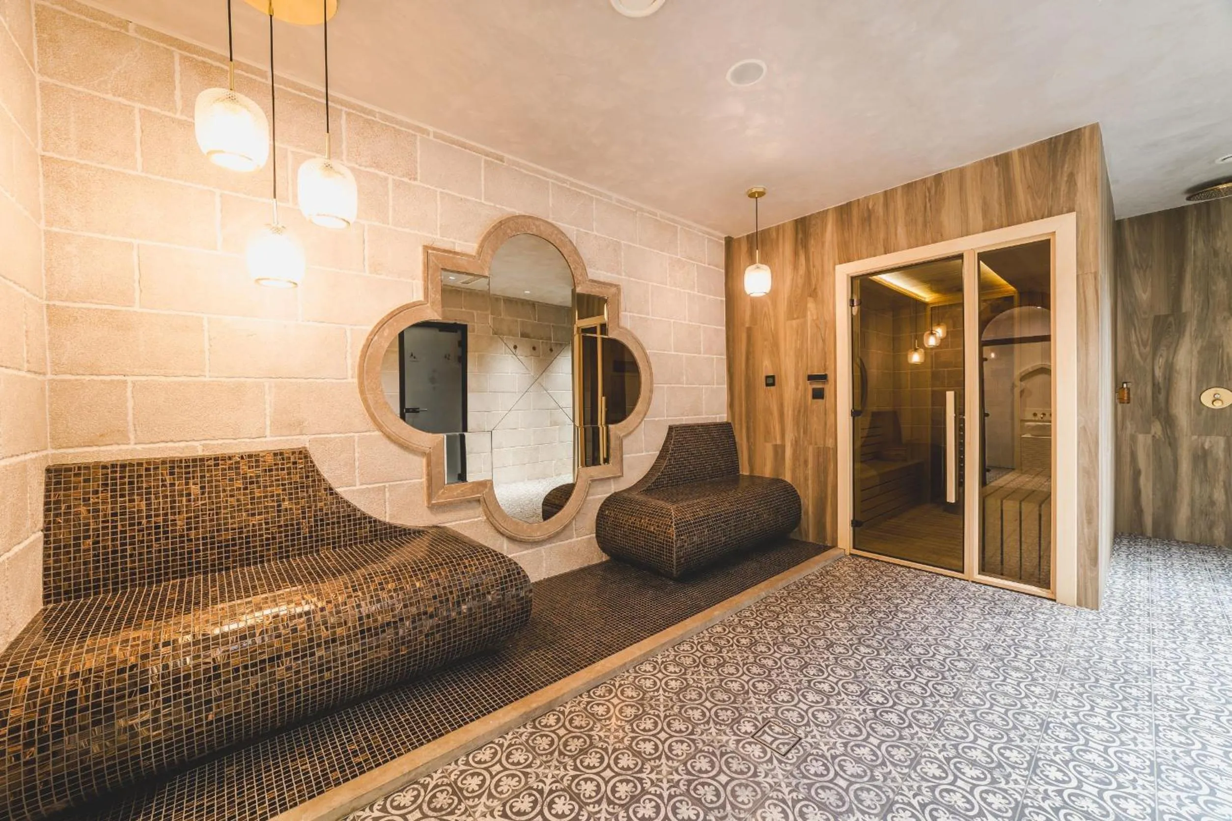 Sauna in SIGNUM Hotel