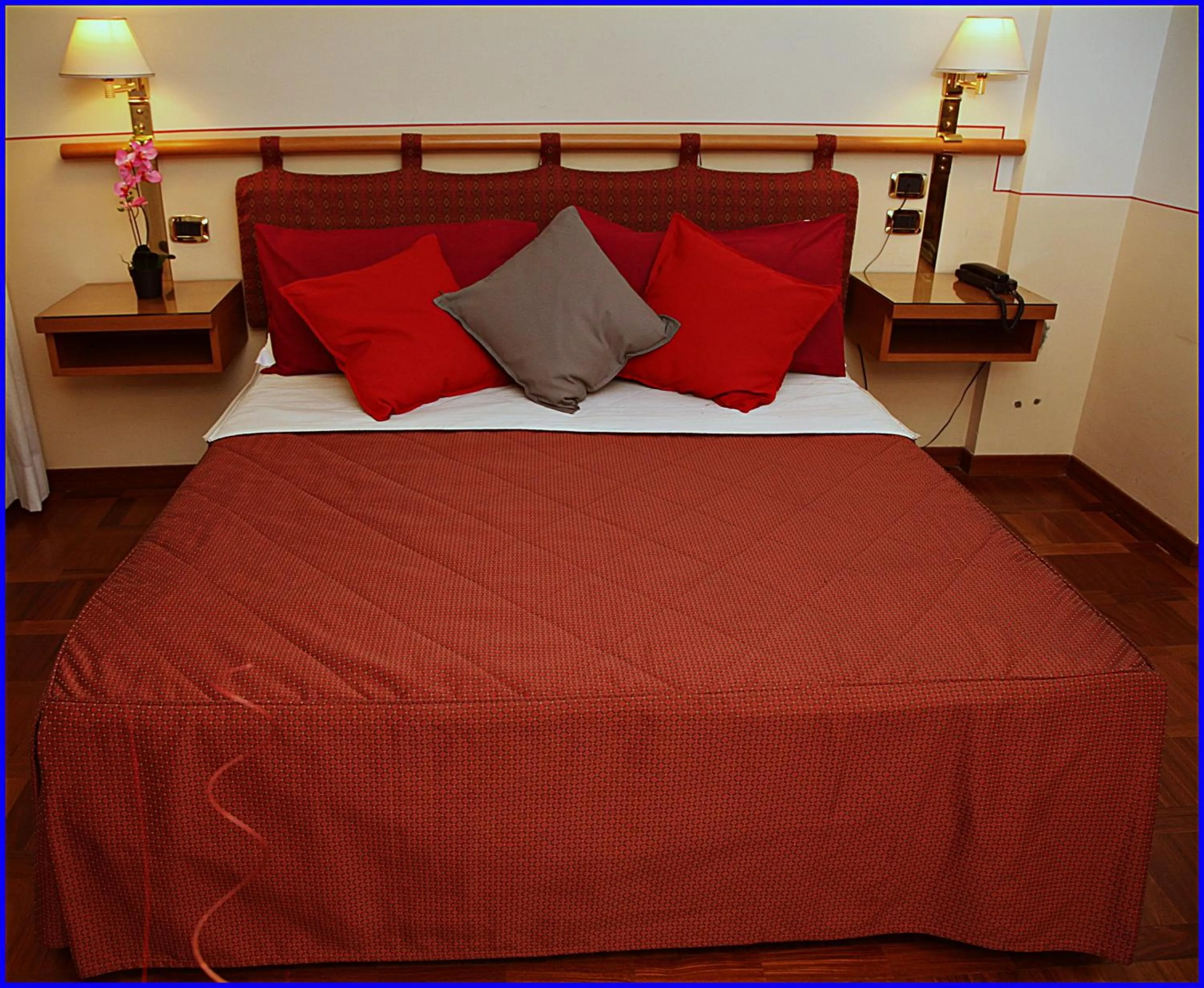 Bed in Hotel Meeting