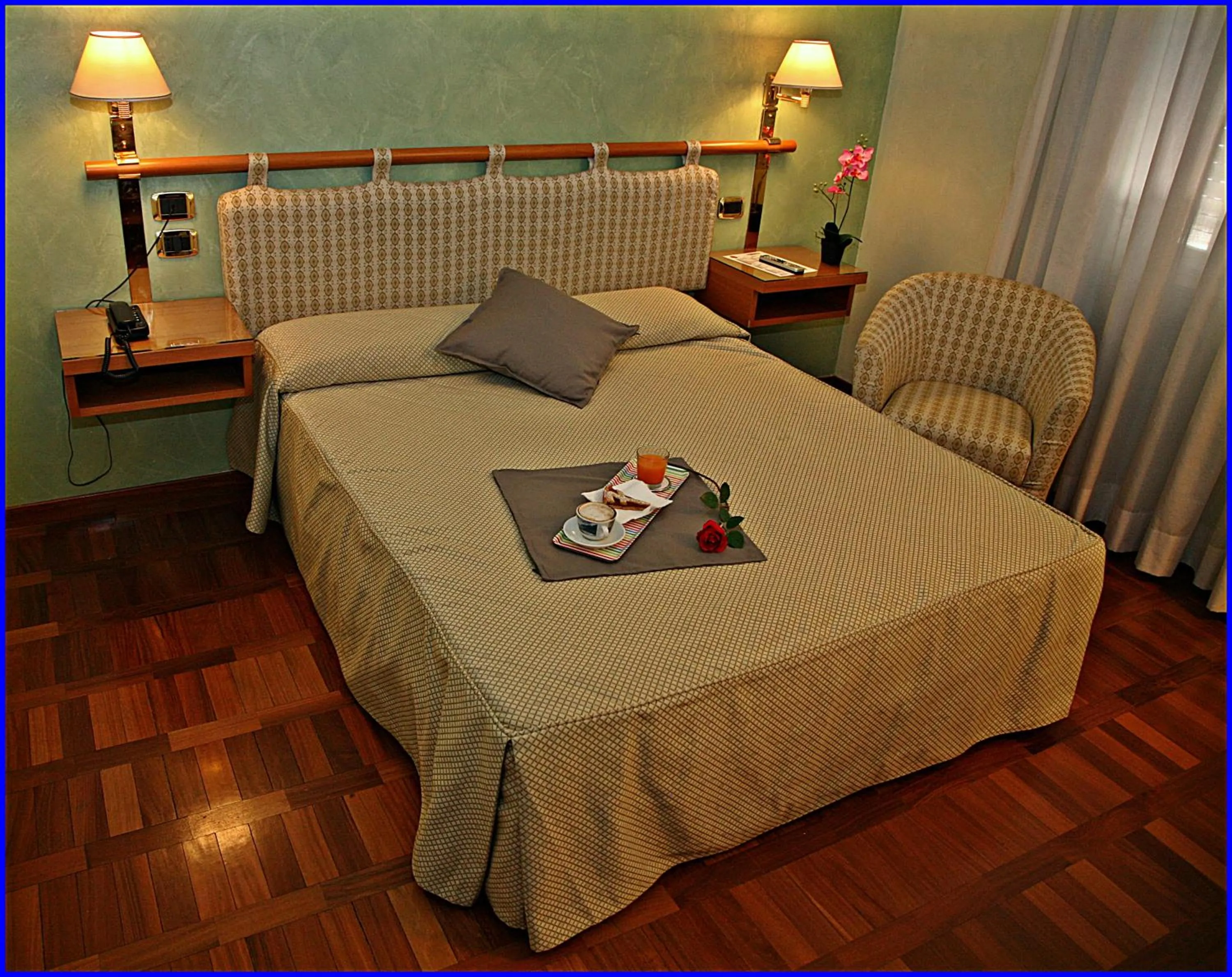 Bed in Hotel Meeting