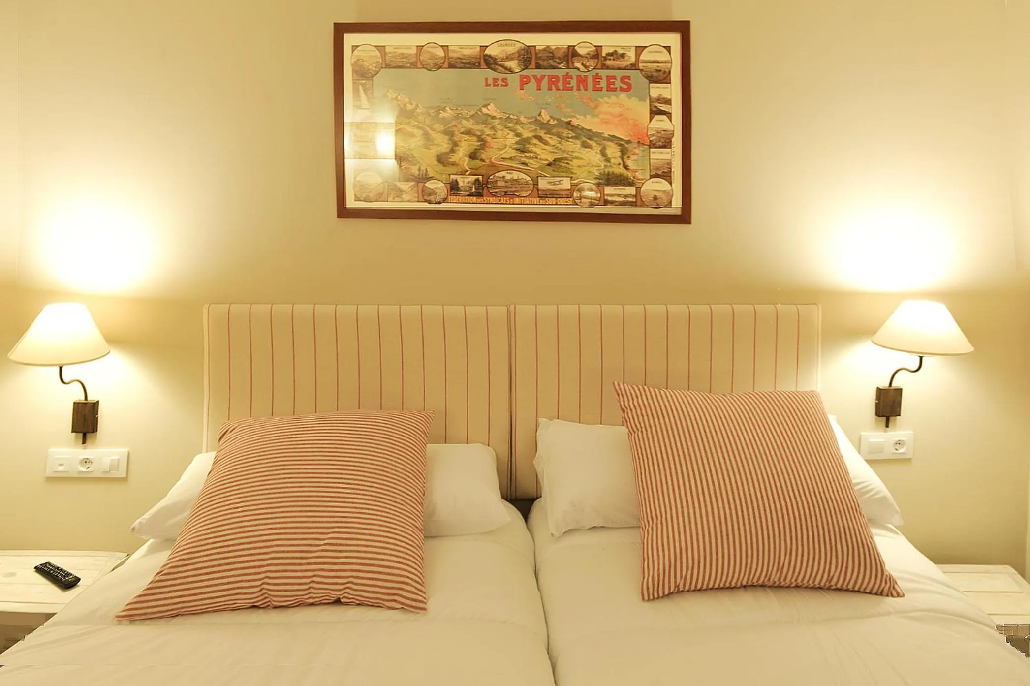 Bed in Chardín de Llis-Apartamentos Chardins