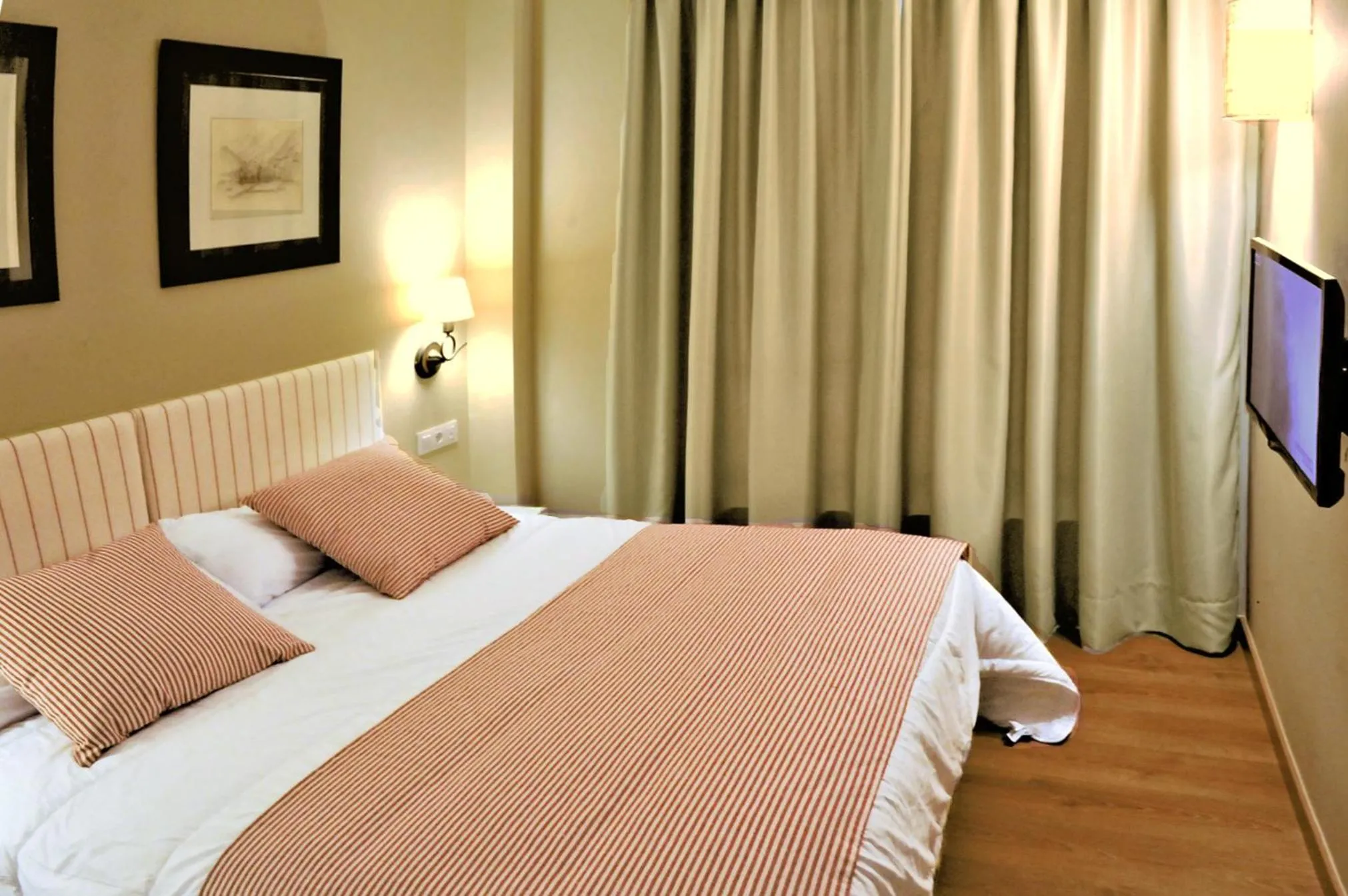 Bed in Chardín de Llis-Apartamentos Chardins