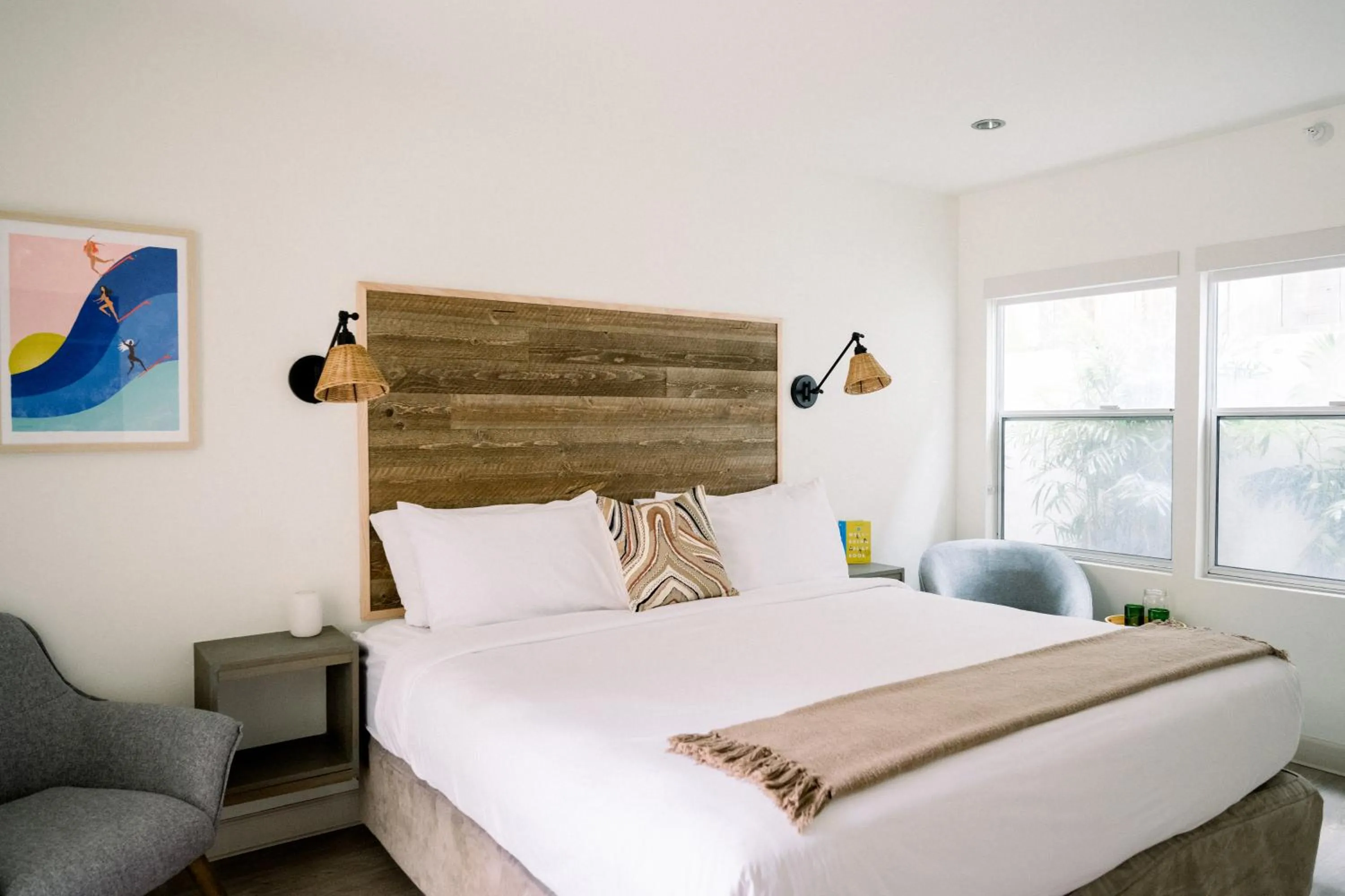 Bed in SCP Seven4One Hotel