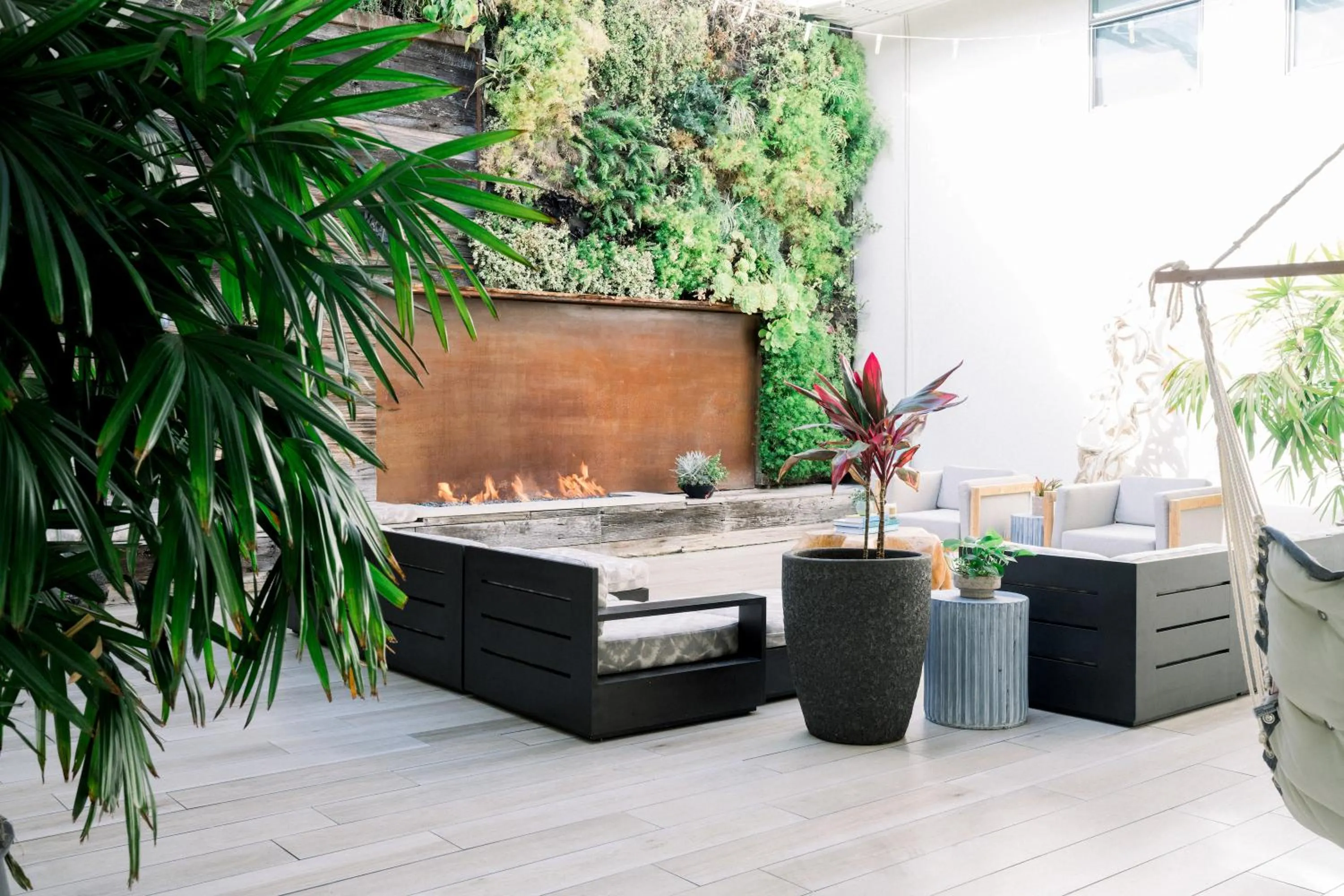 Inner courtyard view in SCP Seven4One Hotel