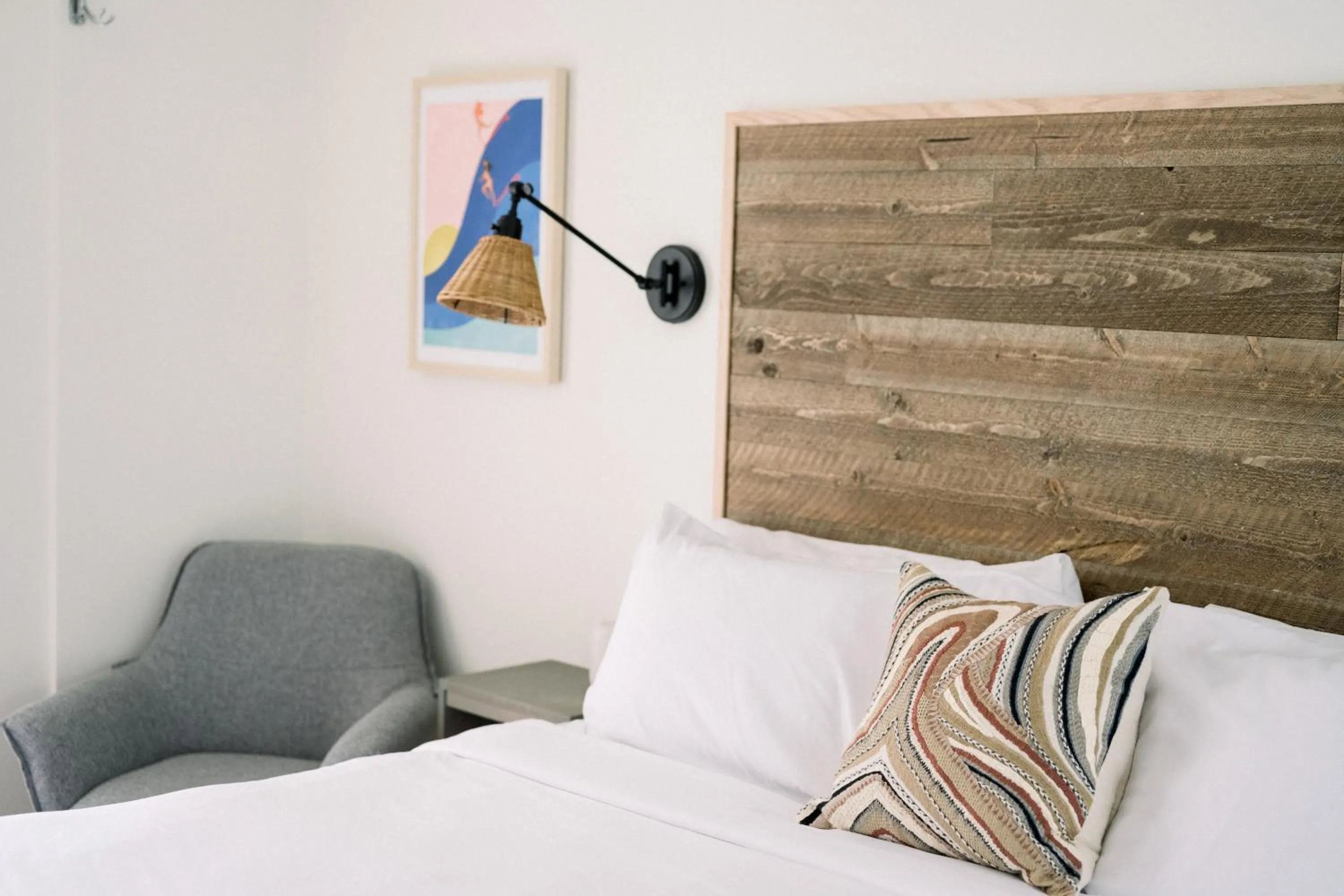 Bed in SCP Seven4One Hotel