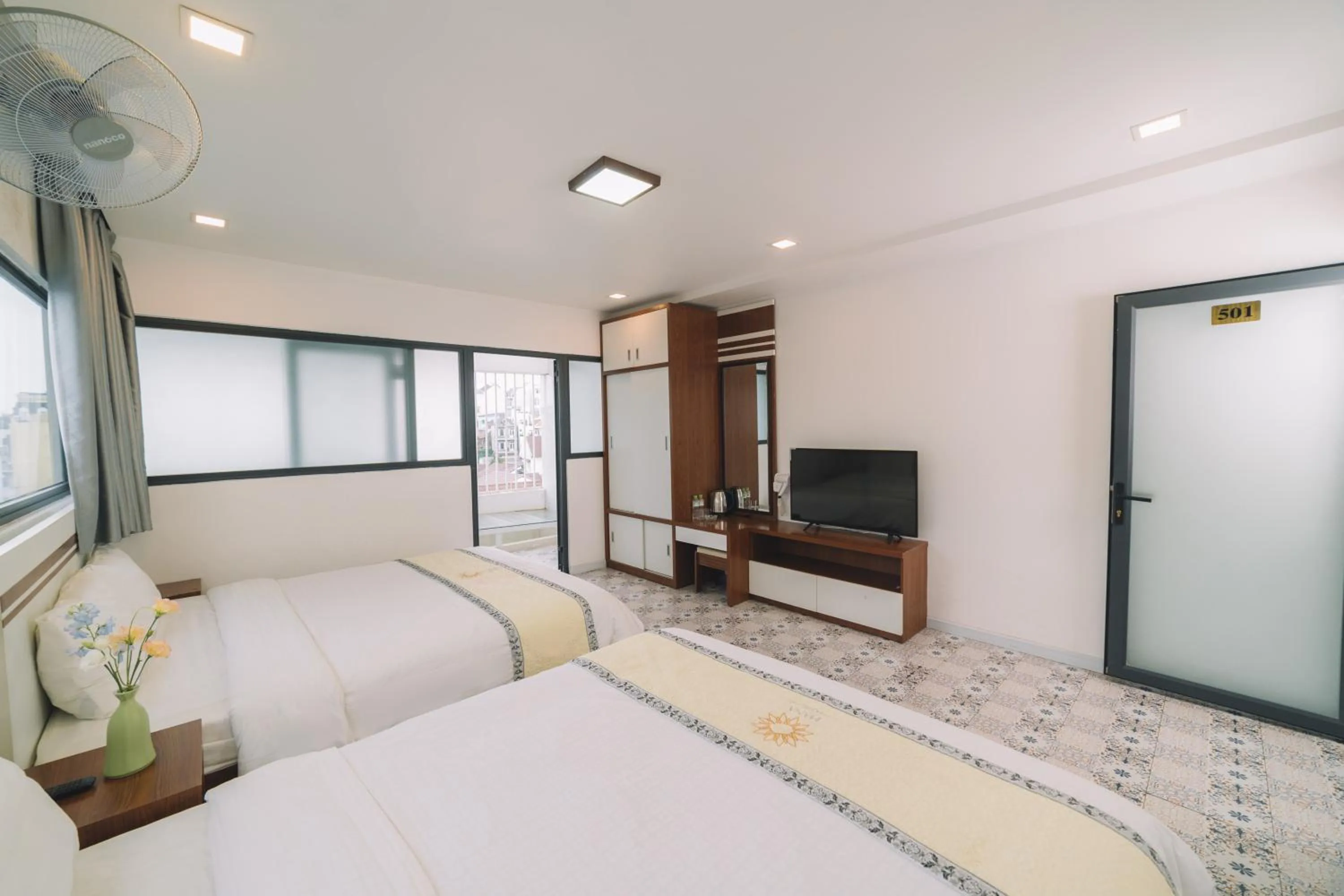 Bed in Hạ Na Hotel Đà Lạt