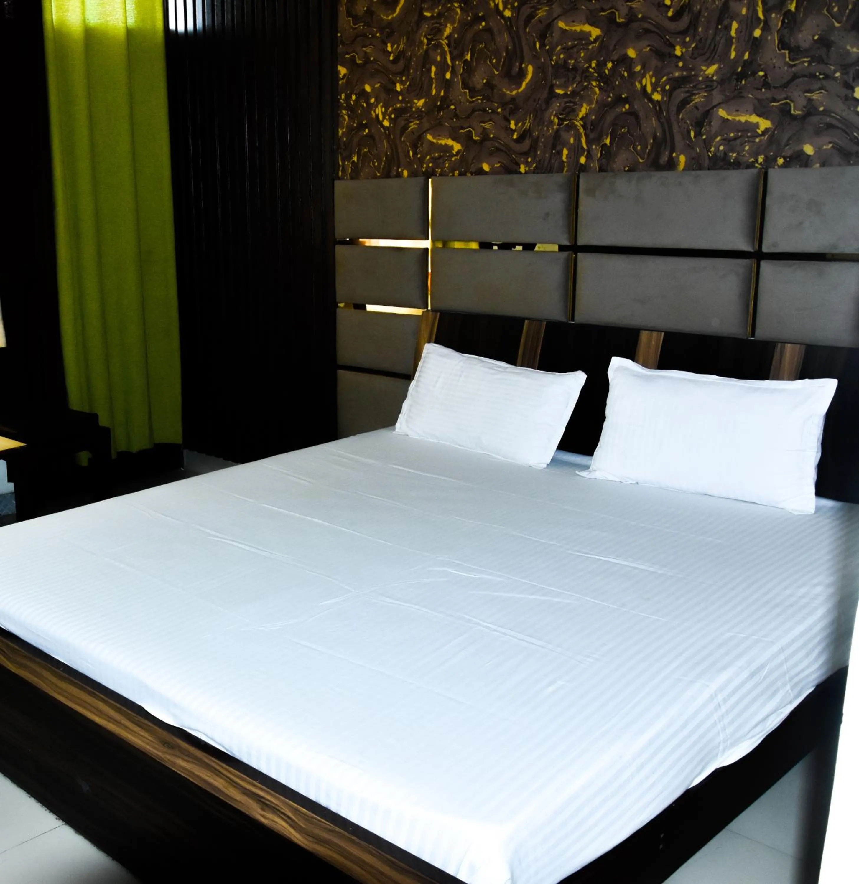 View (from property/room), Bed in Sangam Hotel