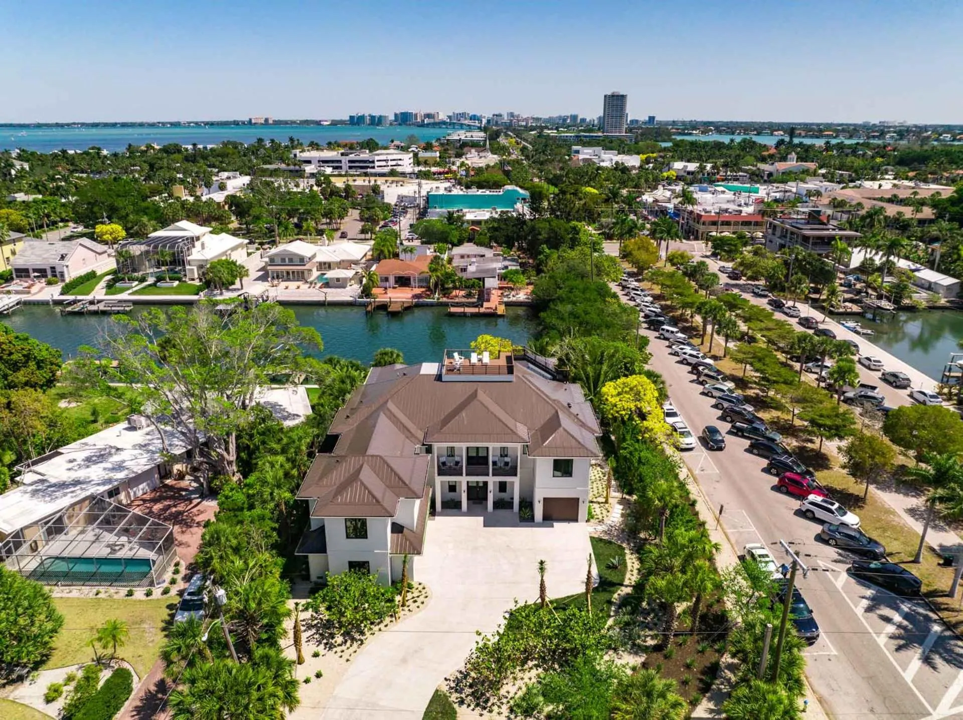 Bird's eye view in The Ringling Estate