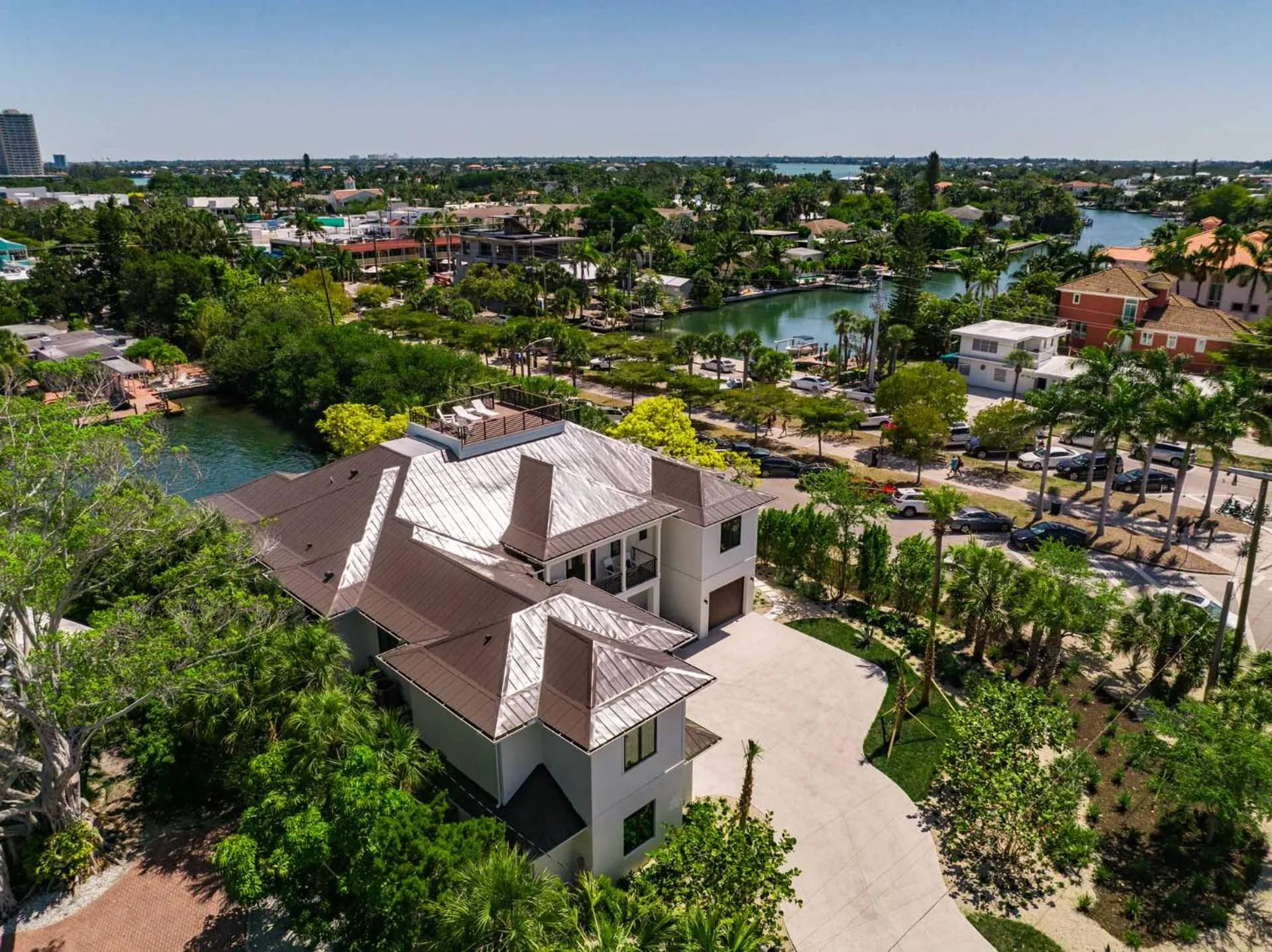 Bird's eye view in The Ringling Estate