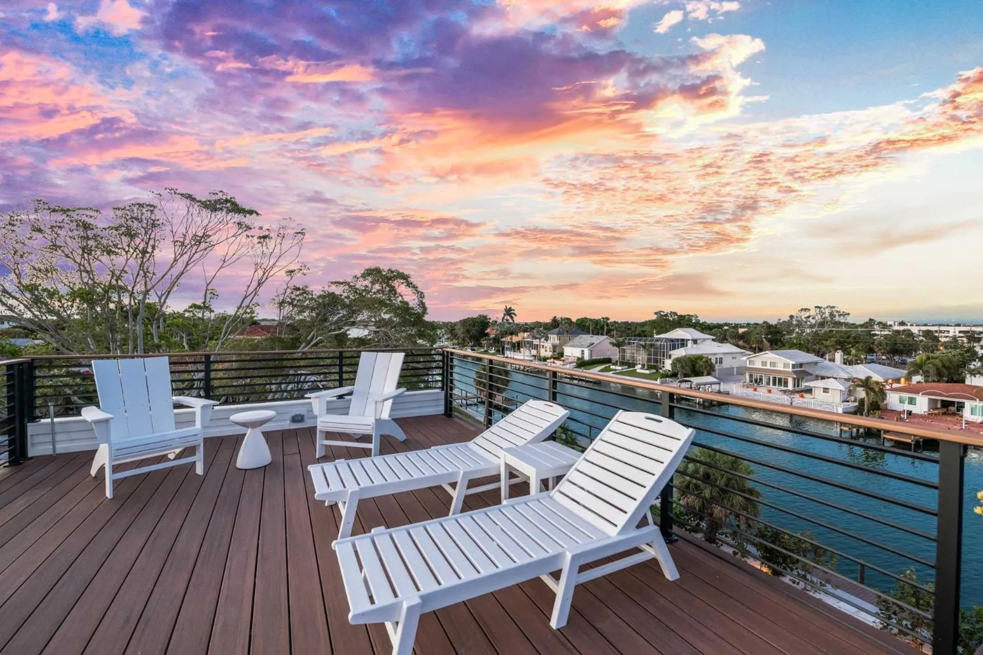 Sunset in The Ringling Estate