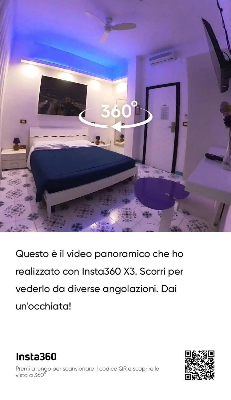 Bed in Hotel Vietri Coast