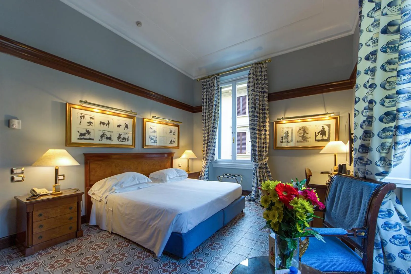 Bed in Hotel Albani Firenze