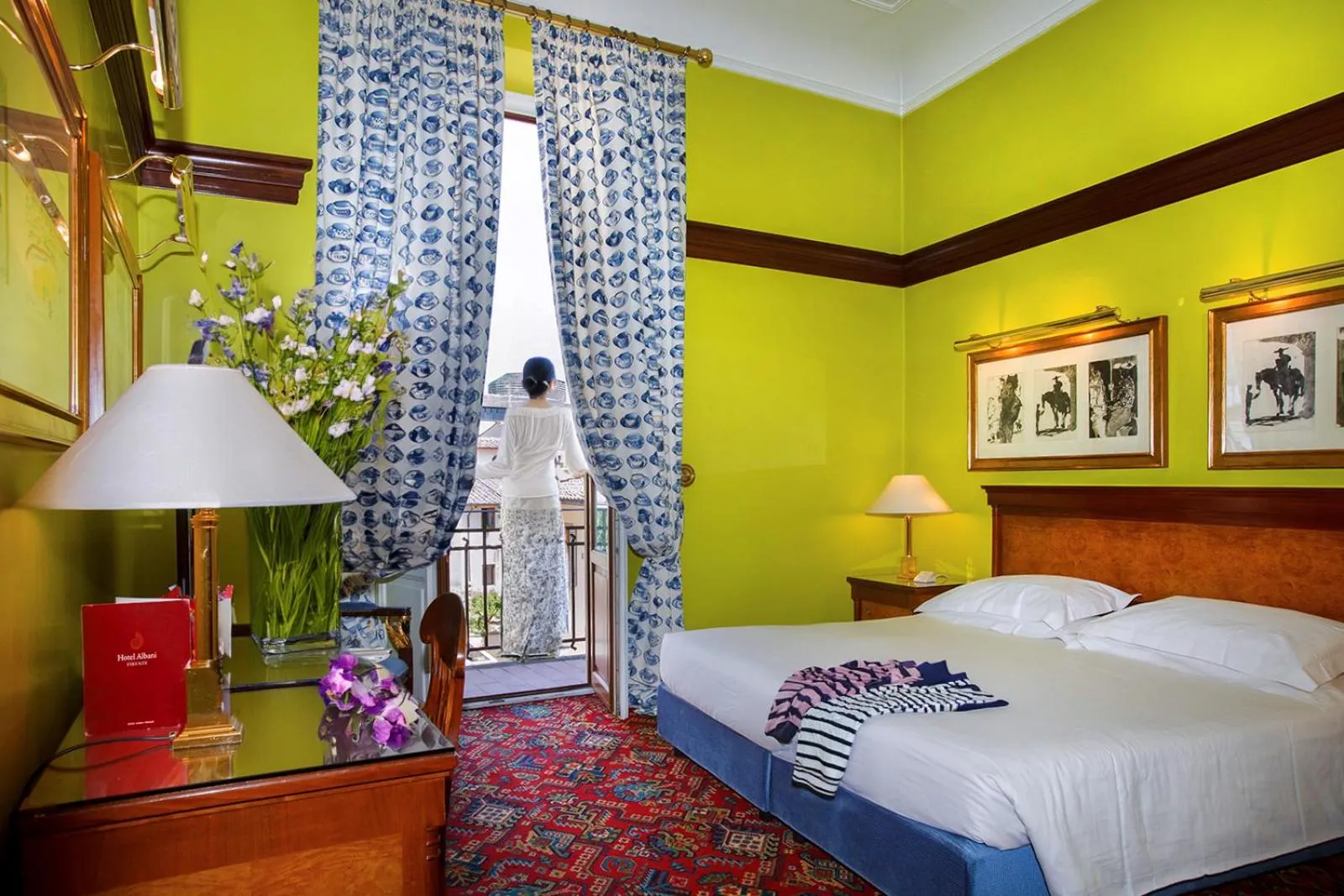 Bedroom, Bed in Hotel Albani Firenze