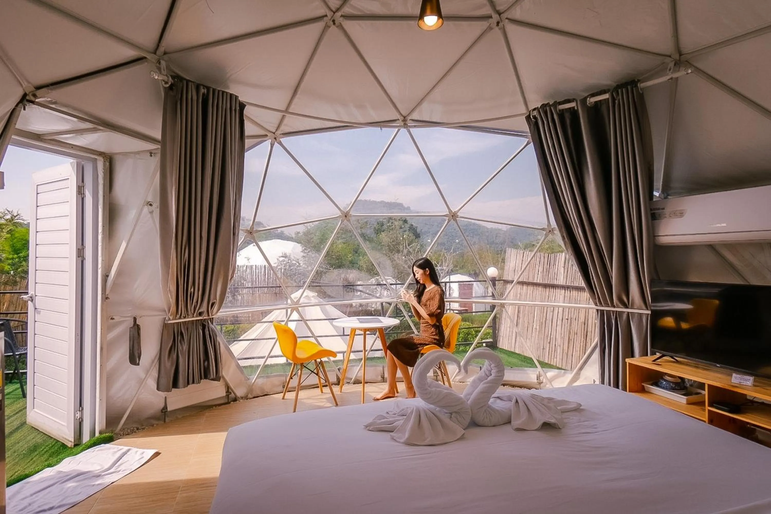 Photo of the whole room, Bed in Glamping hill khaoyai