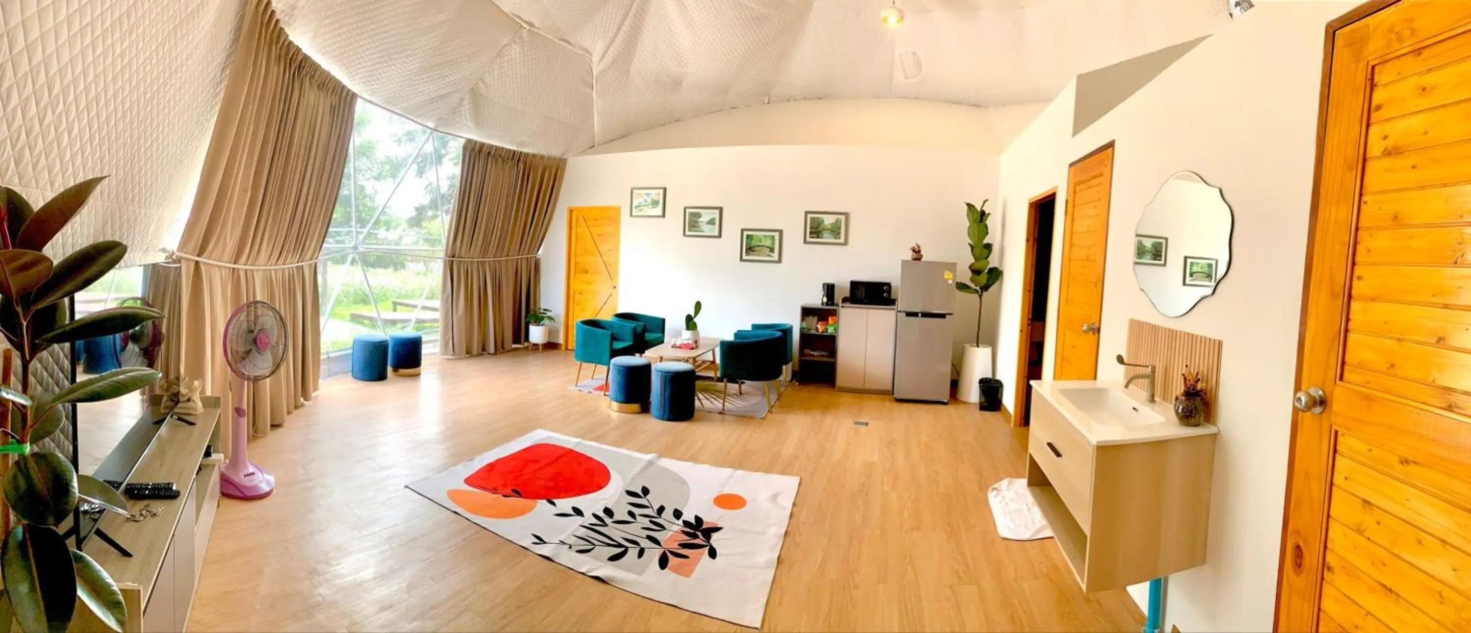 Seating area in Glamping hill khaoyai