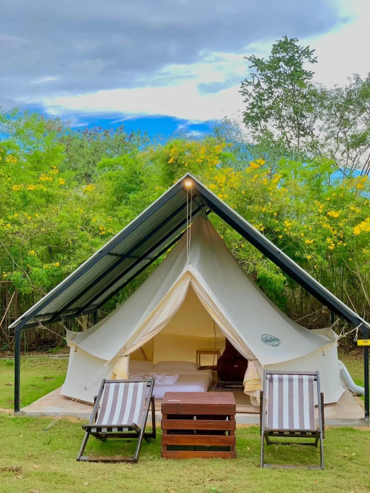 Garden in Glamping hill khaoyai