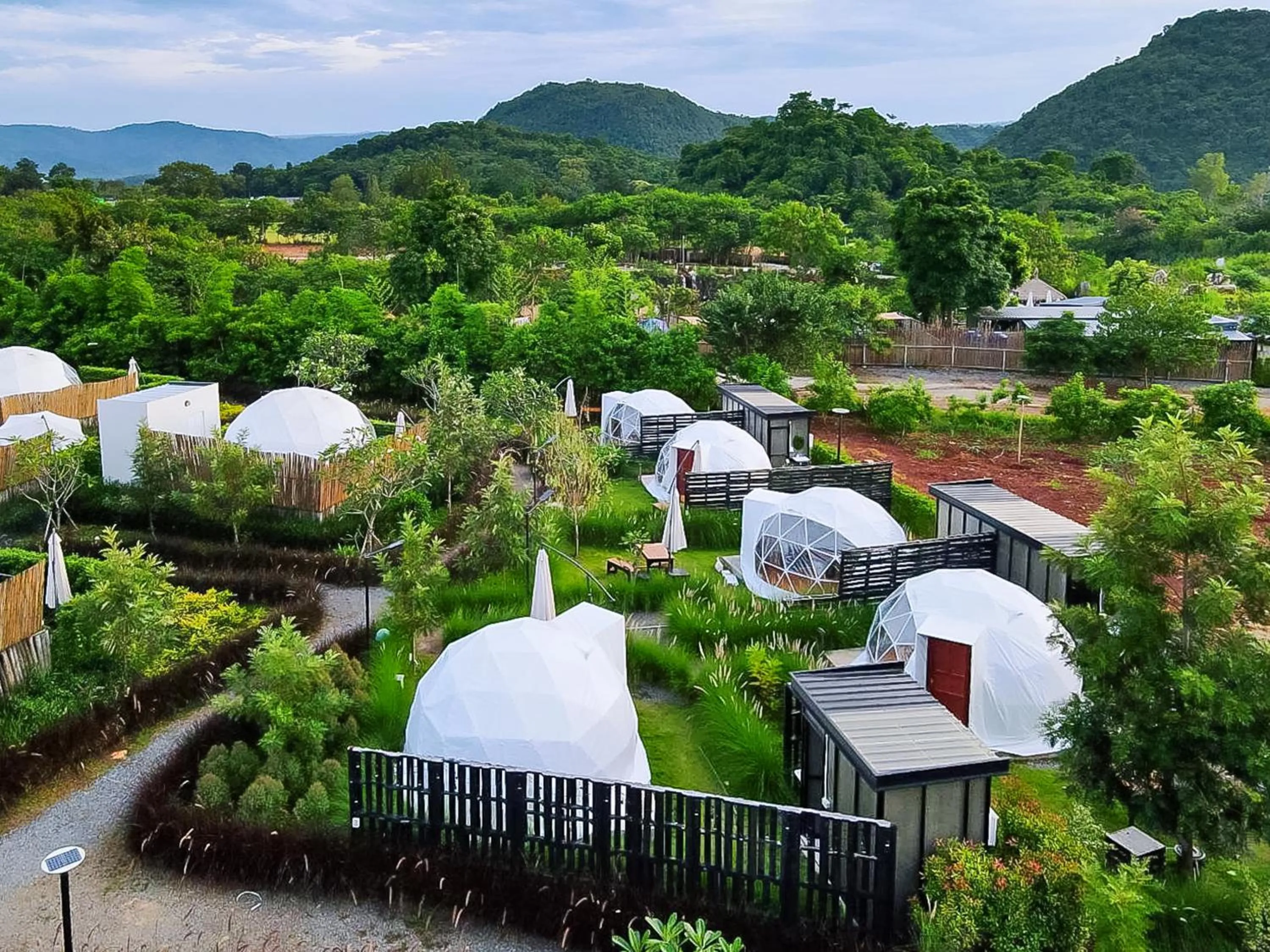 Natural landscape in Glamping hill khaoyai
