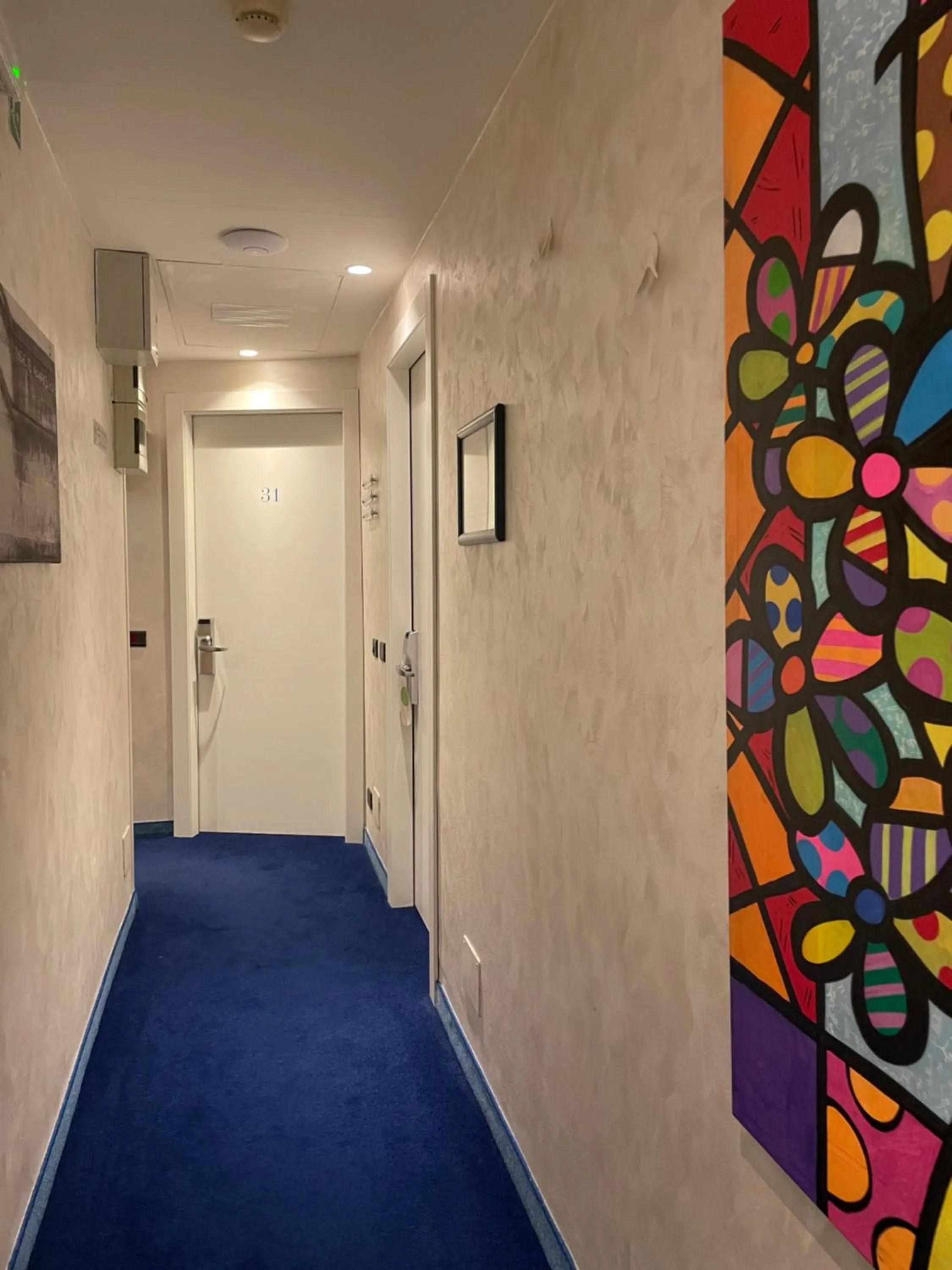 Decorative detail in Hotel Europa Varese