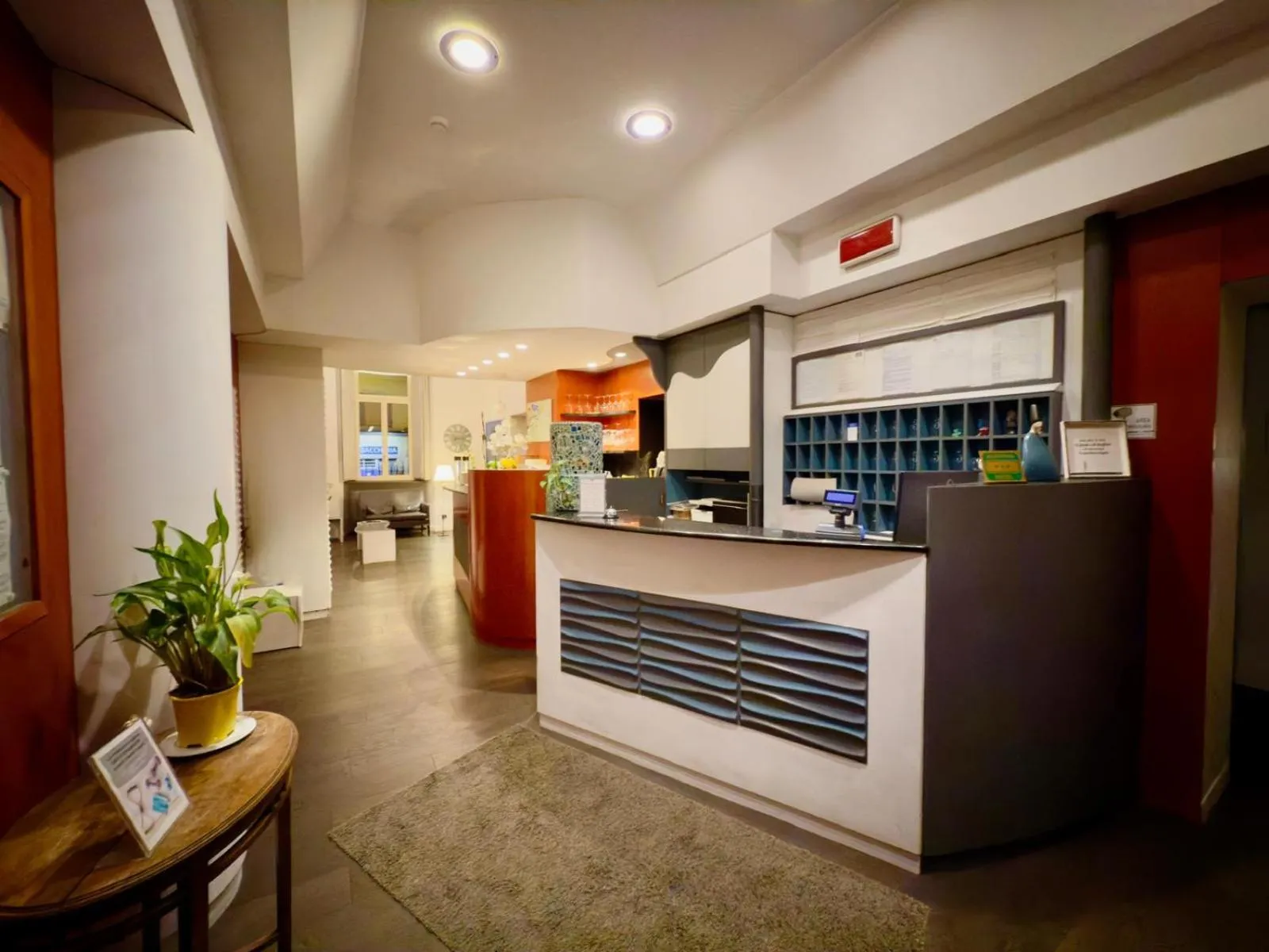 Lobby or reception in Hotel Europa Varese