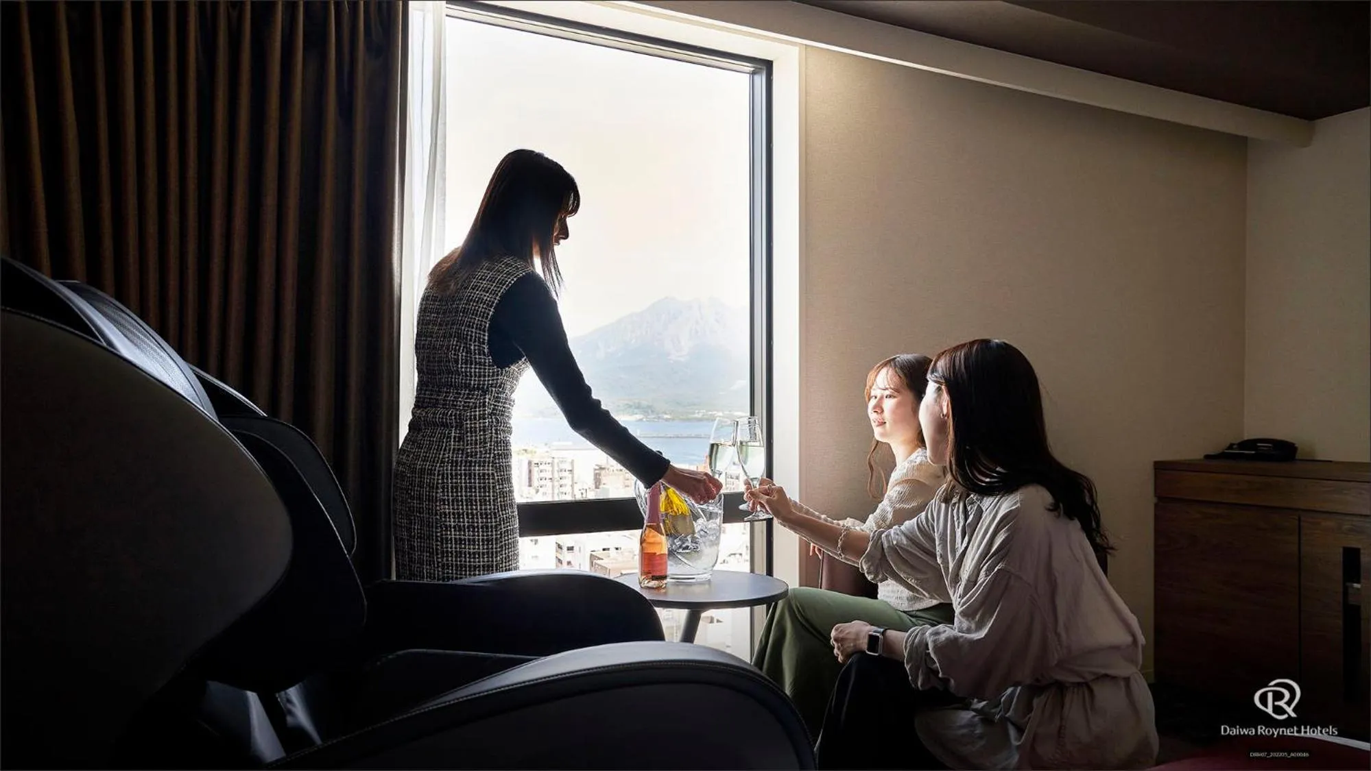 Photo of the whole room in Daiwa Roynet Hotel Kagoshima Tenmonkan PREMIER - former Daiwa Roynet Hotel Kagoshima Tenmonkan