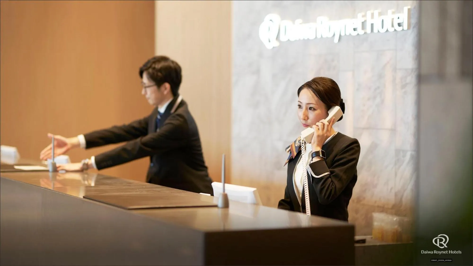 Lobby or reception in Daiwa Roynet Hotel Kagoshima Tenmonkan PREMIER - former Daiwa Roynet Hotel Kagoshima Tenmonkan