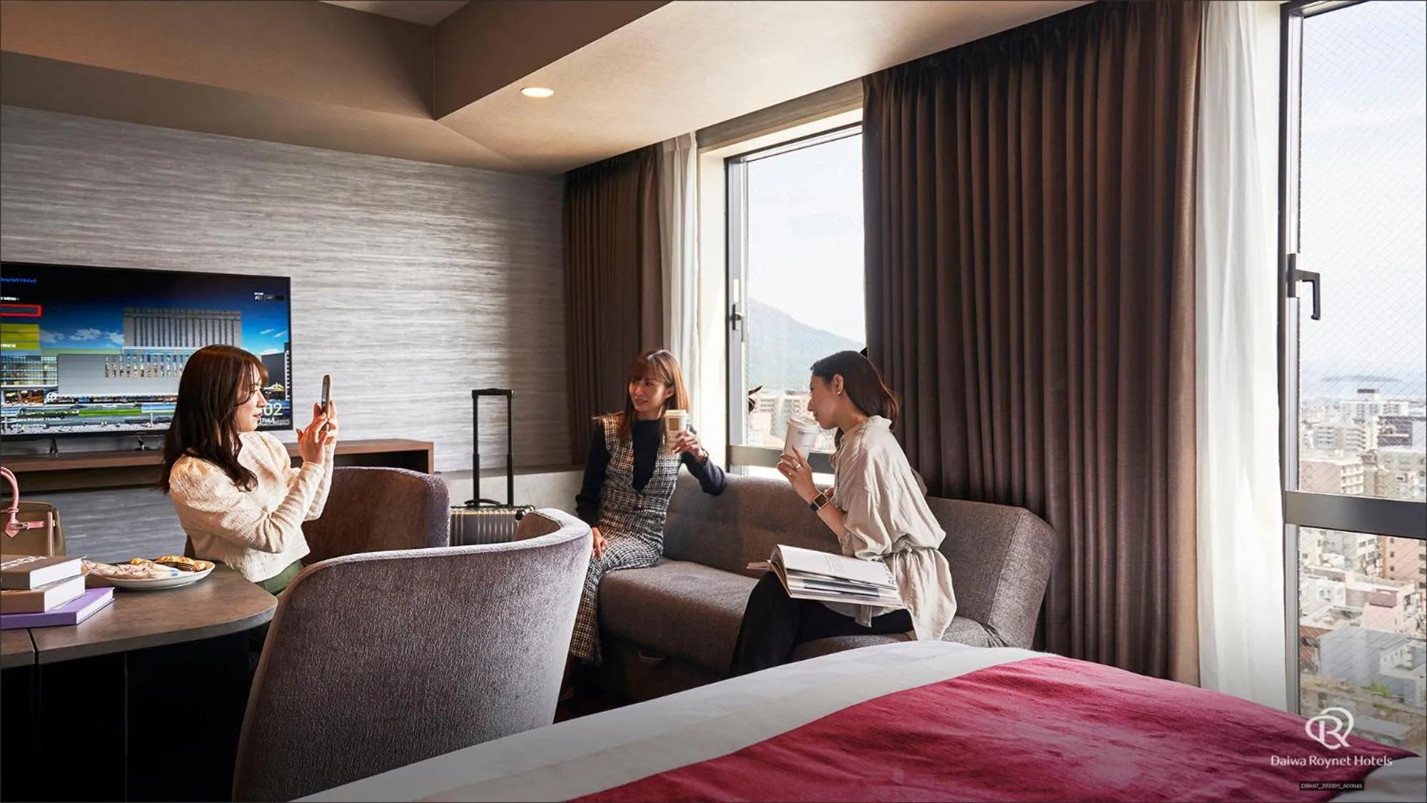 Photo of the whole room in Daiwa Roynet Hotel Kagoshima Tenmonkan PREMIER - former Daiwa Roynet Hotel Kagoshima Tenmonkan