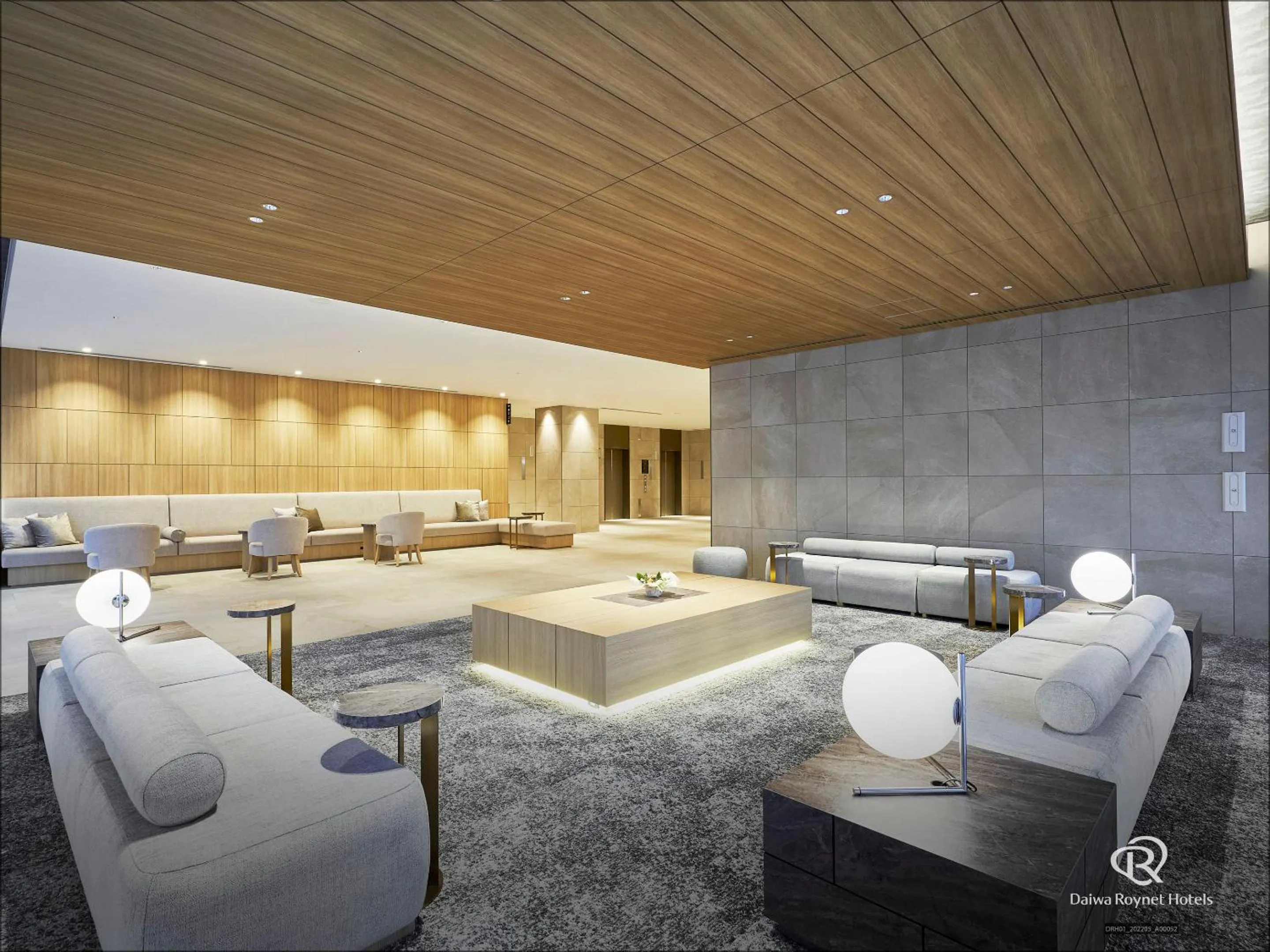 Lobby or reception in Daiwa Roynet Hotel Sendai Nishiguchi PREMIER