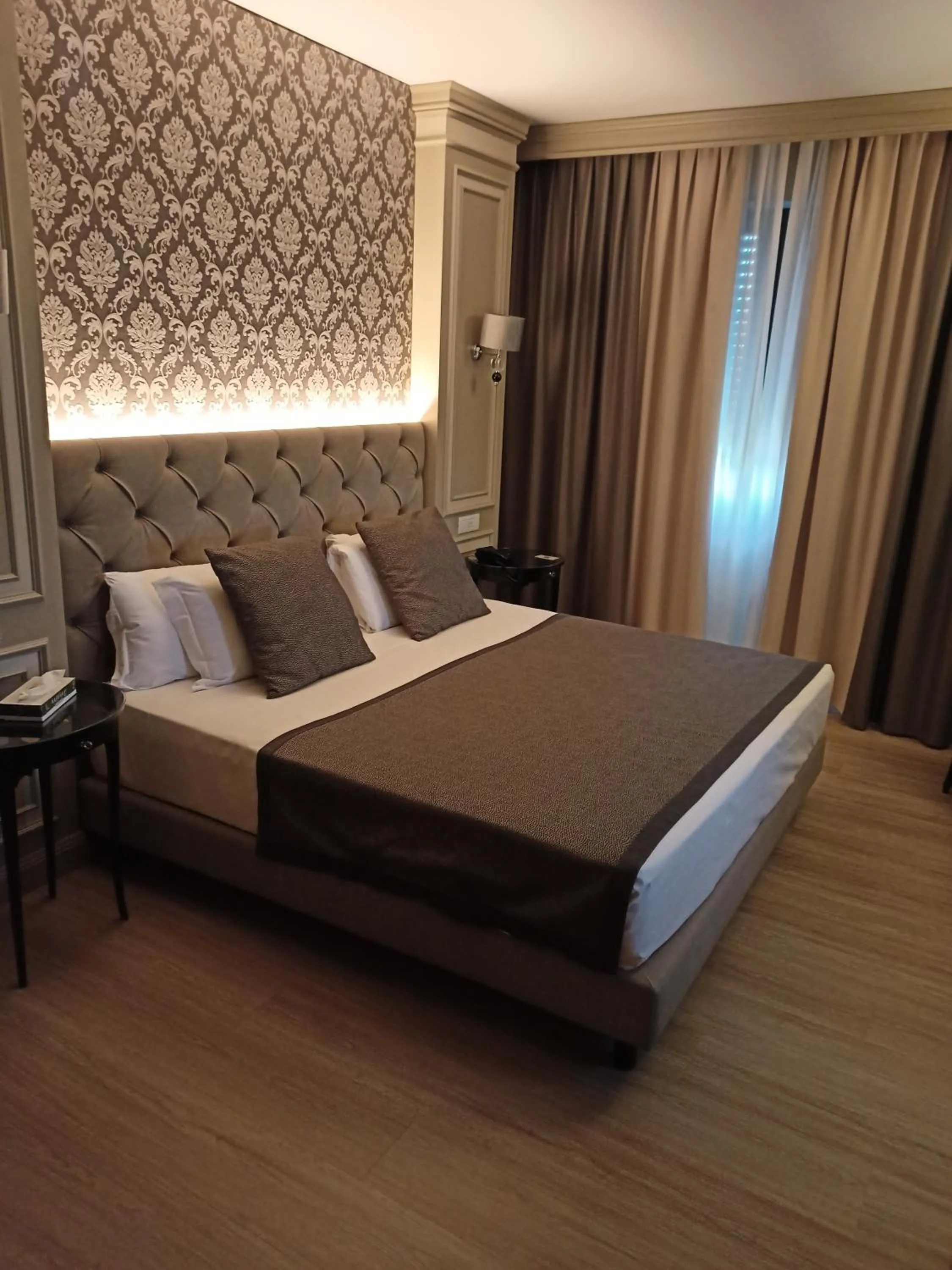 Bed in Hotel Villa Malpensa