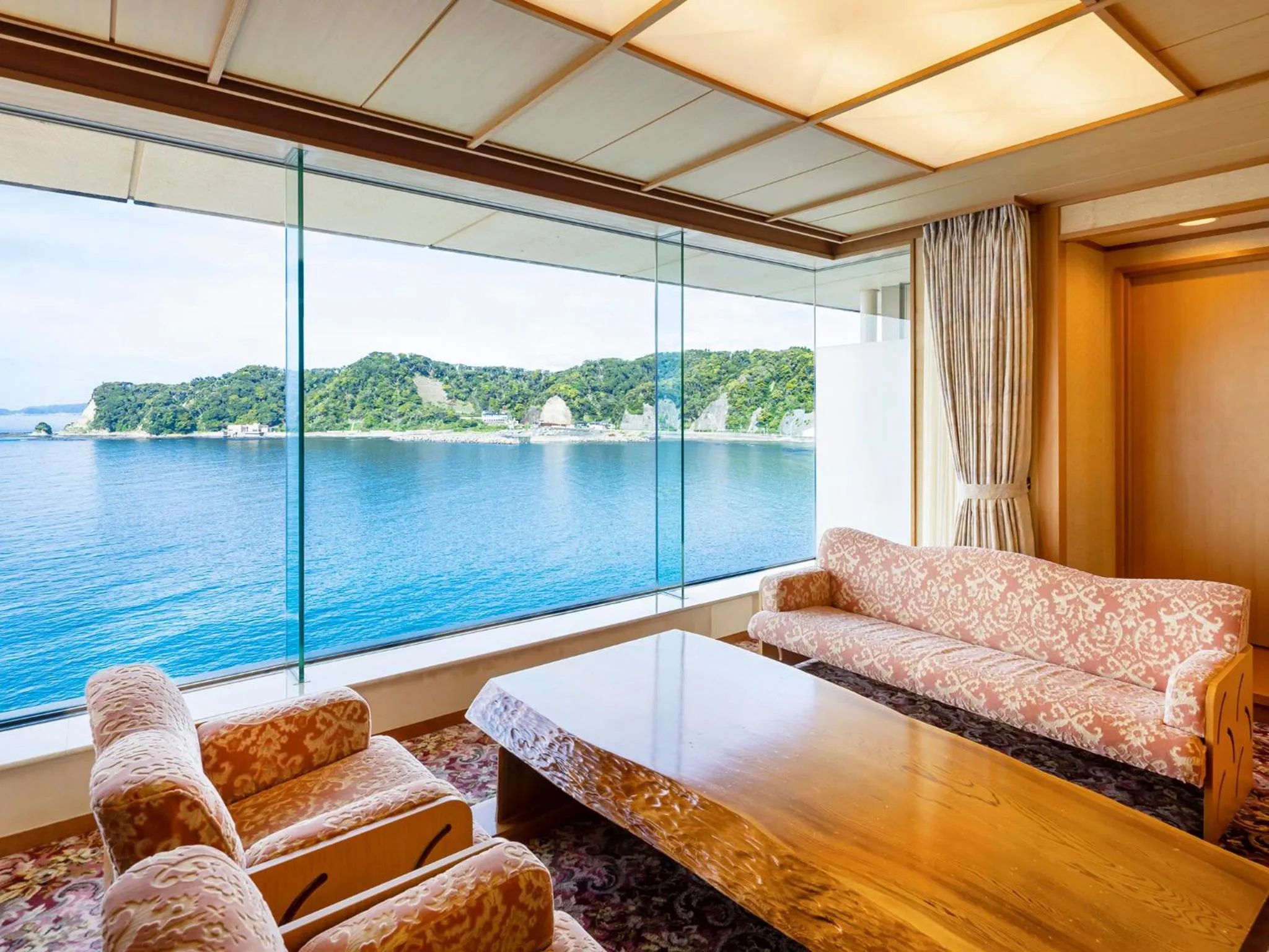 View (from property/room) in Mikazuki Sea-Park Hotel Awa Kamogawa