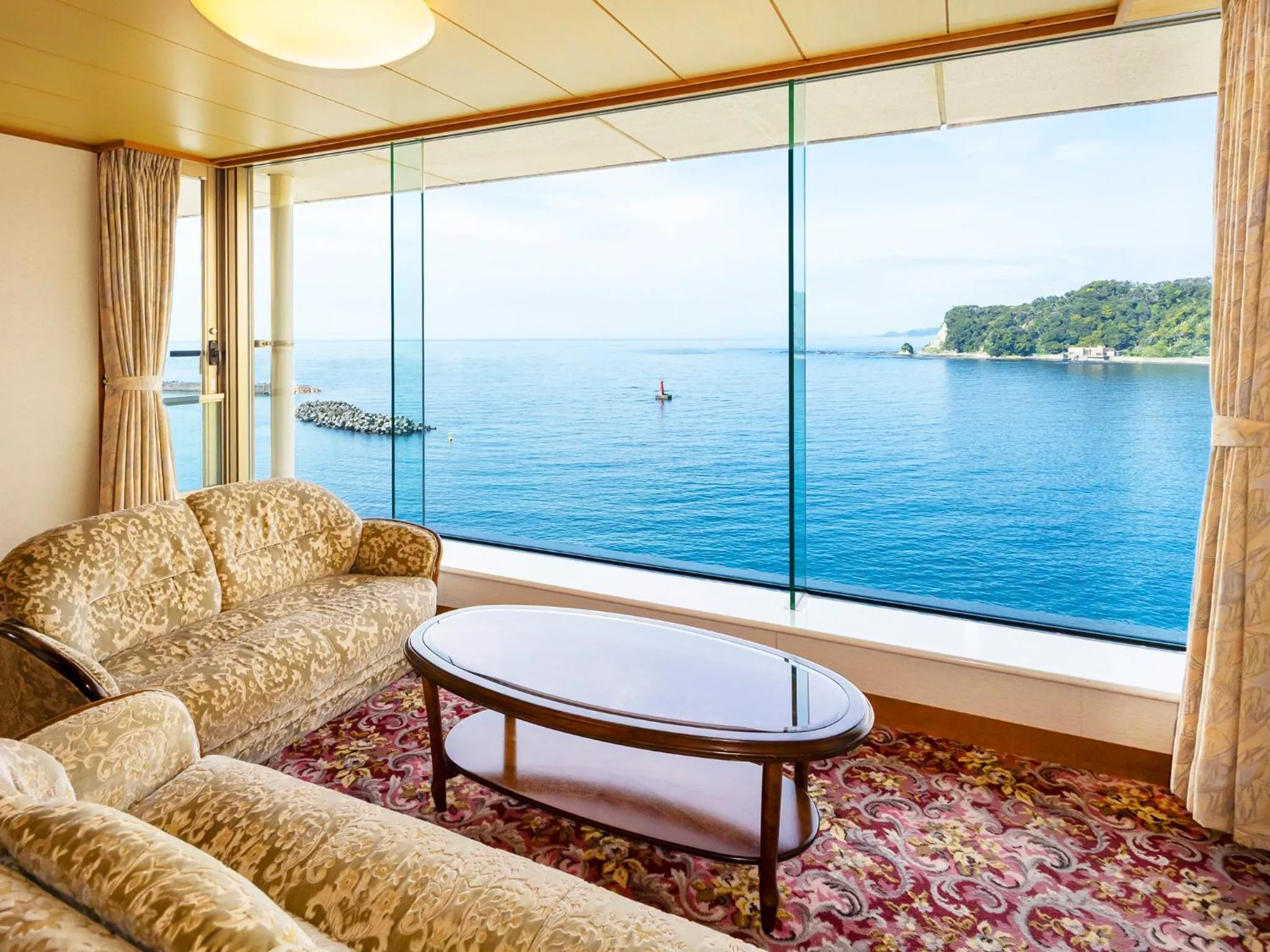 Sea view in Mikazuki Sea-Park Hotel Awa Kamogawa