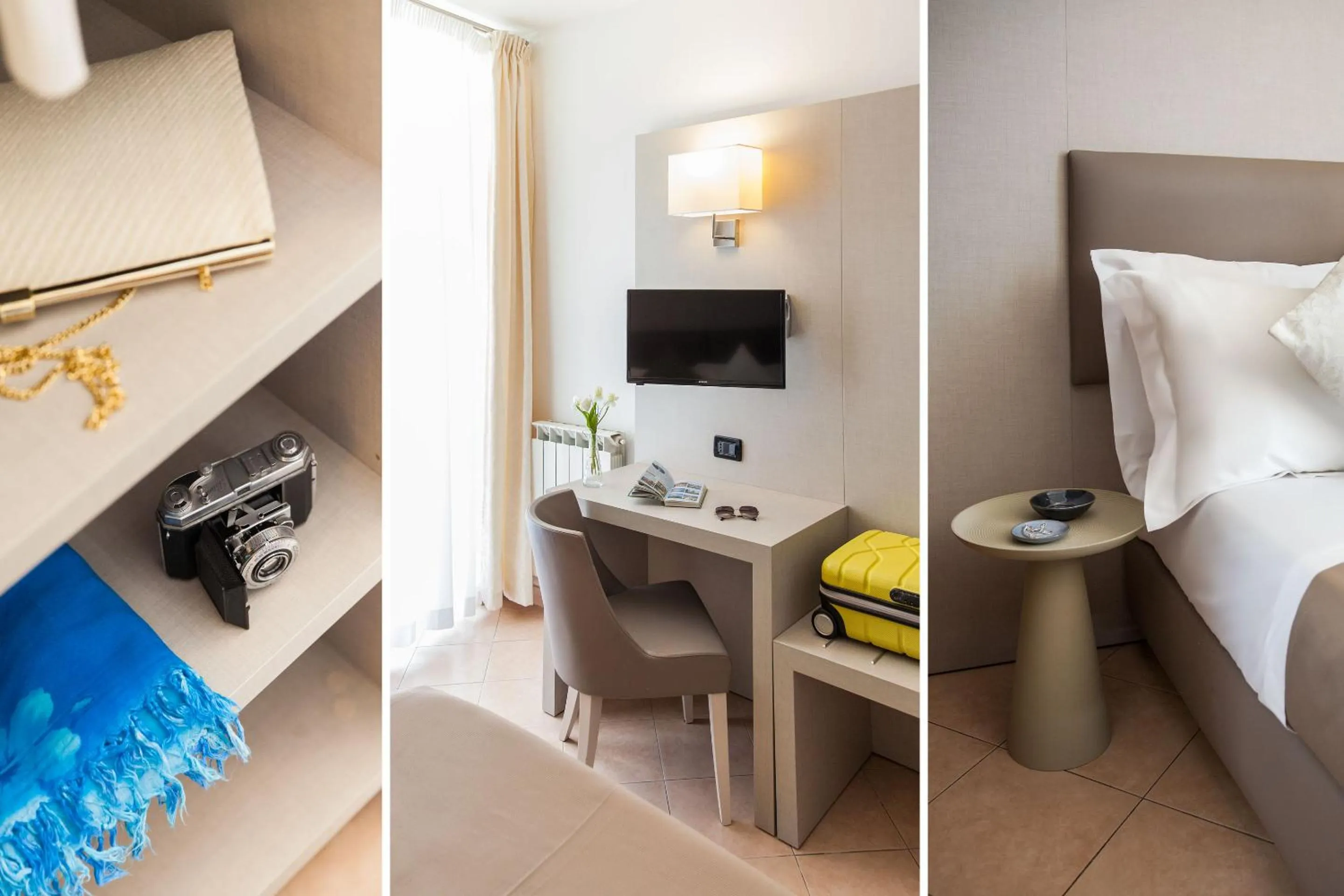 Bedroom, Bed in Hotel Vesuvio