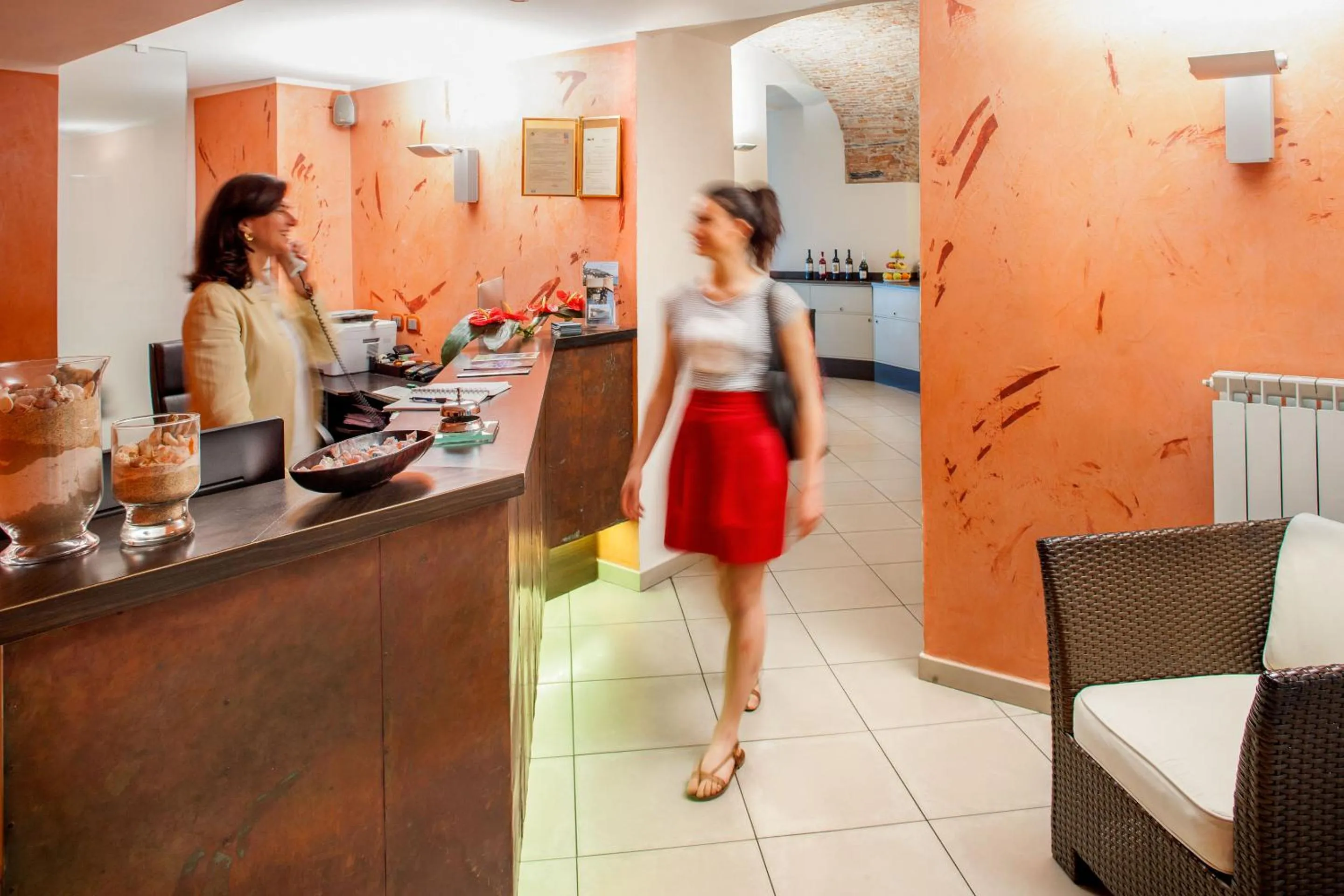 Lobby or reception in Hotel Vesuvio