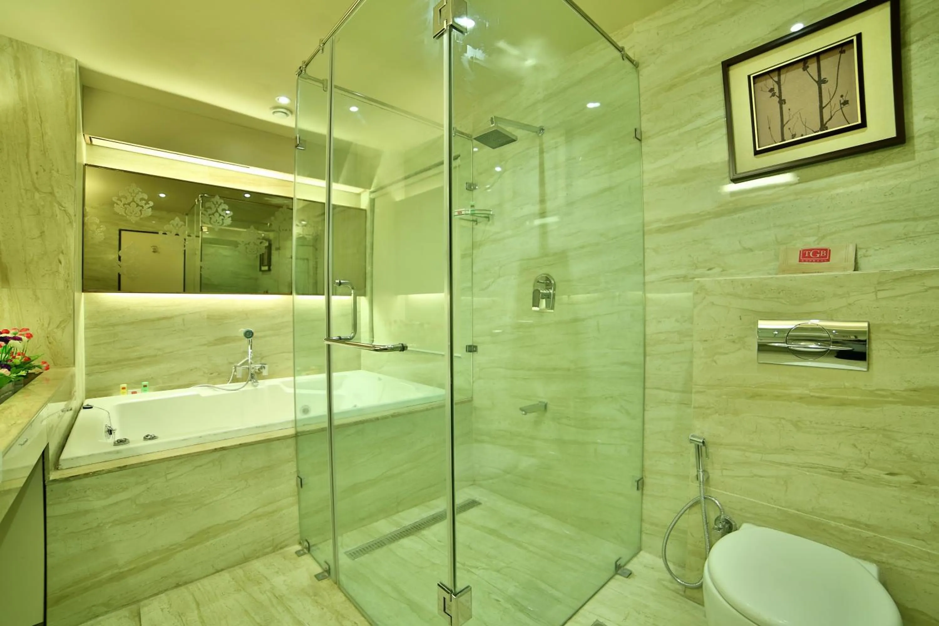 Bathroom in HOTEL G EXPRESS Formerly Known as TGB Express