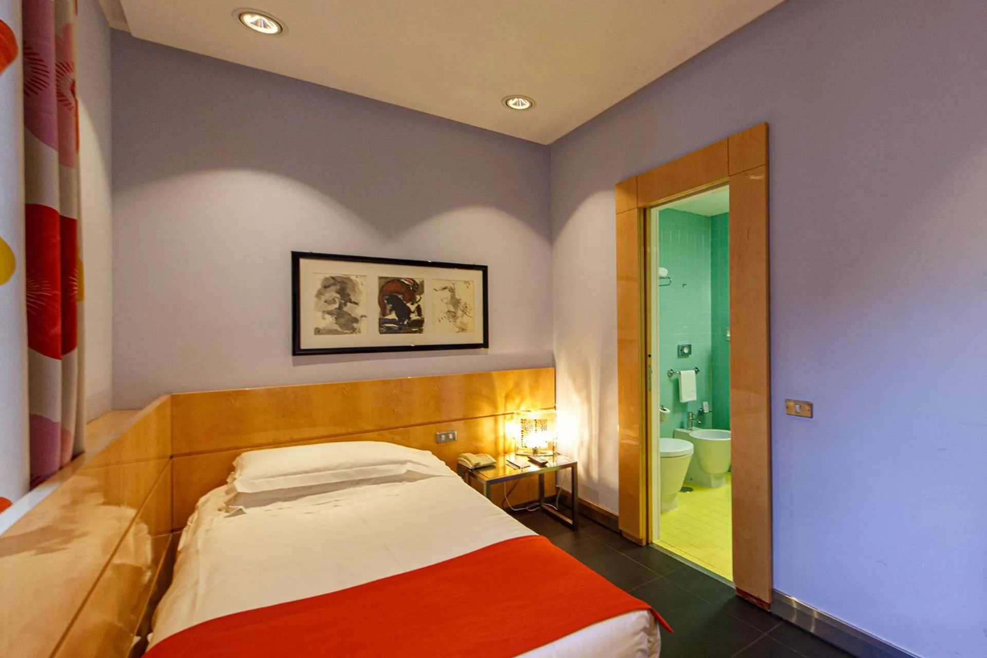 Bed in Albani Hotel Roma