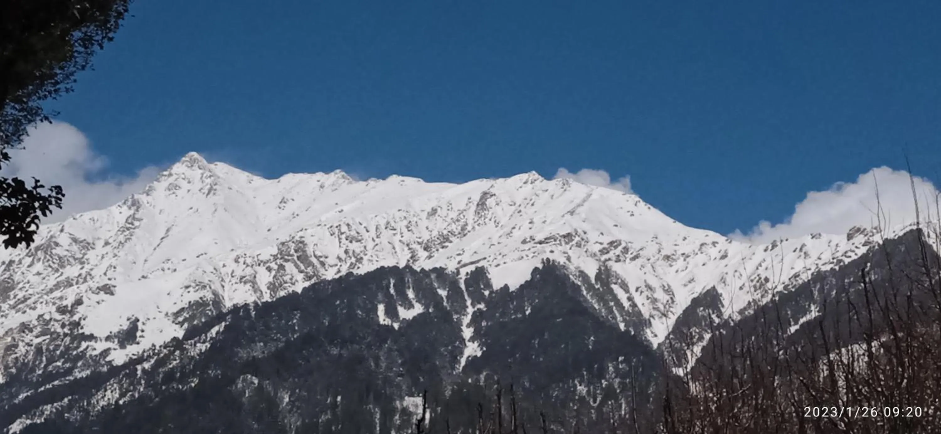 Mountain view in MOZO Inn&Cafe Jibhi