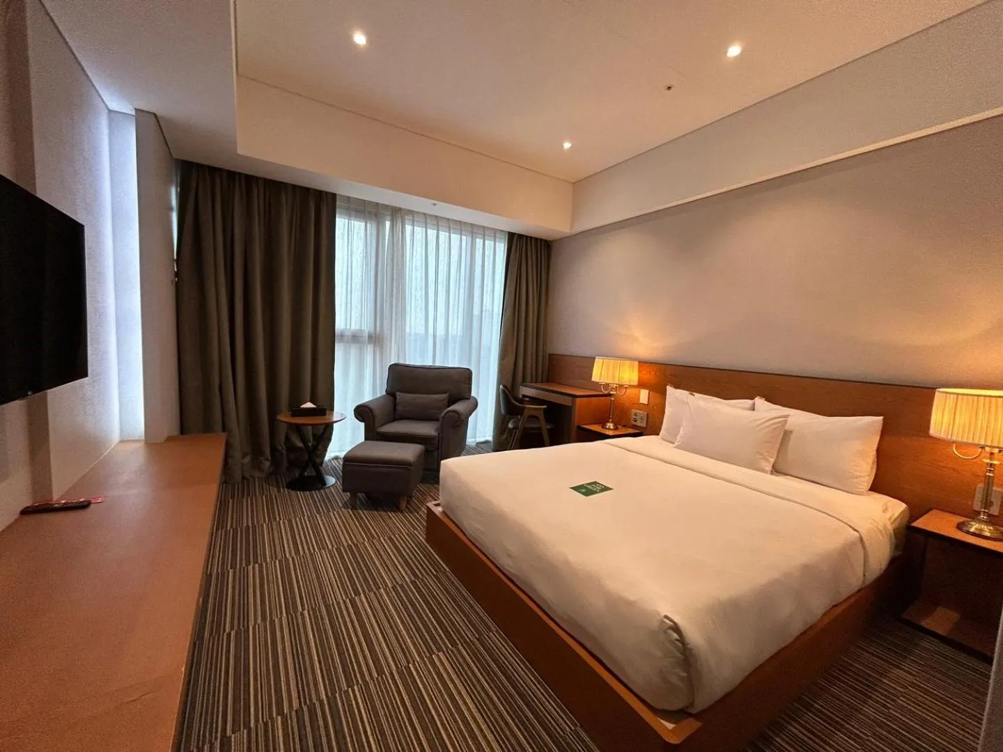 Bed in Hotel Tour Incheon Airport Hotel & Suites