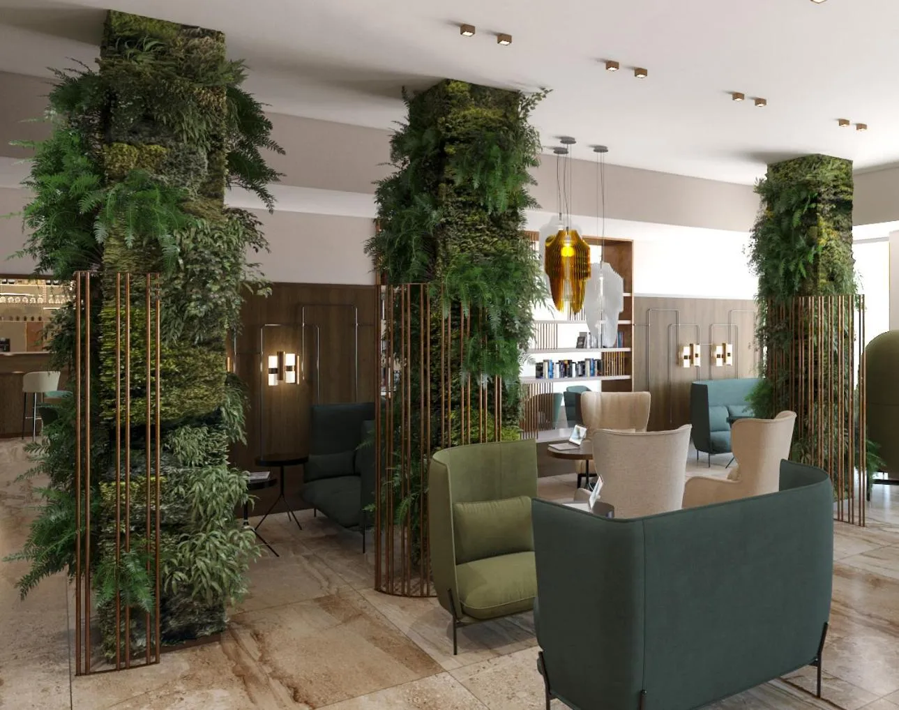 Lobby or reception in Hotel Tocq