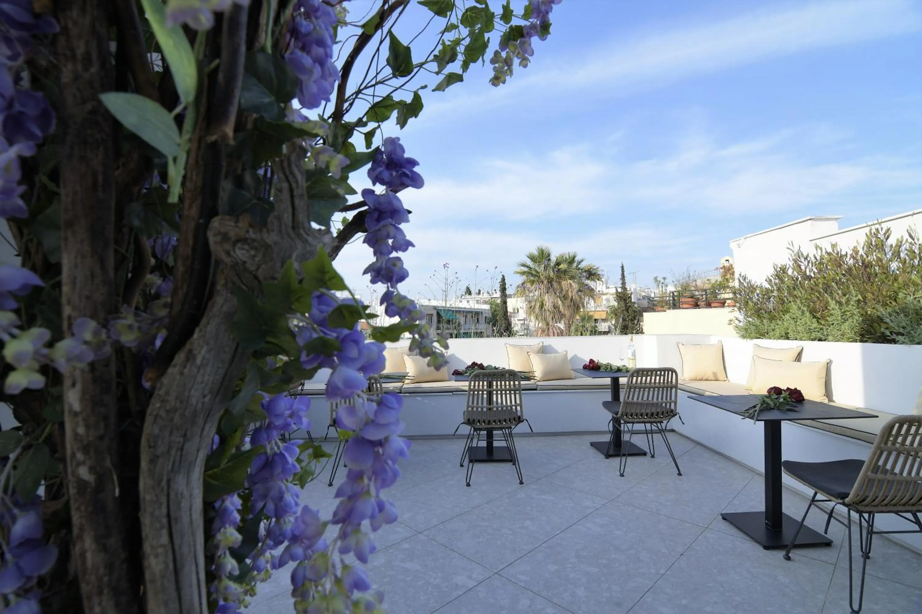 Balcony/Terrace in Cityzoe Athens Suites