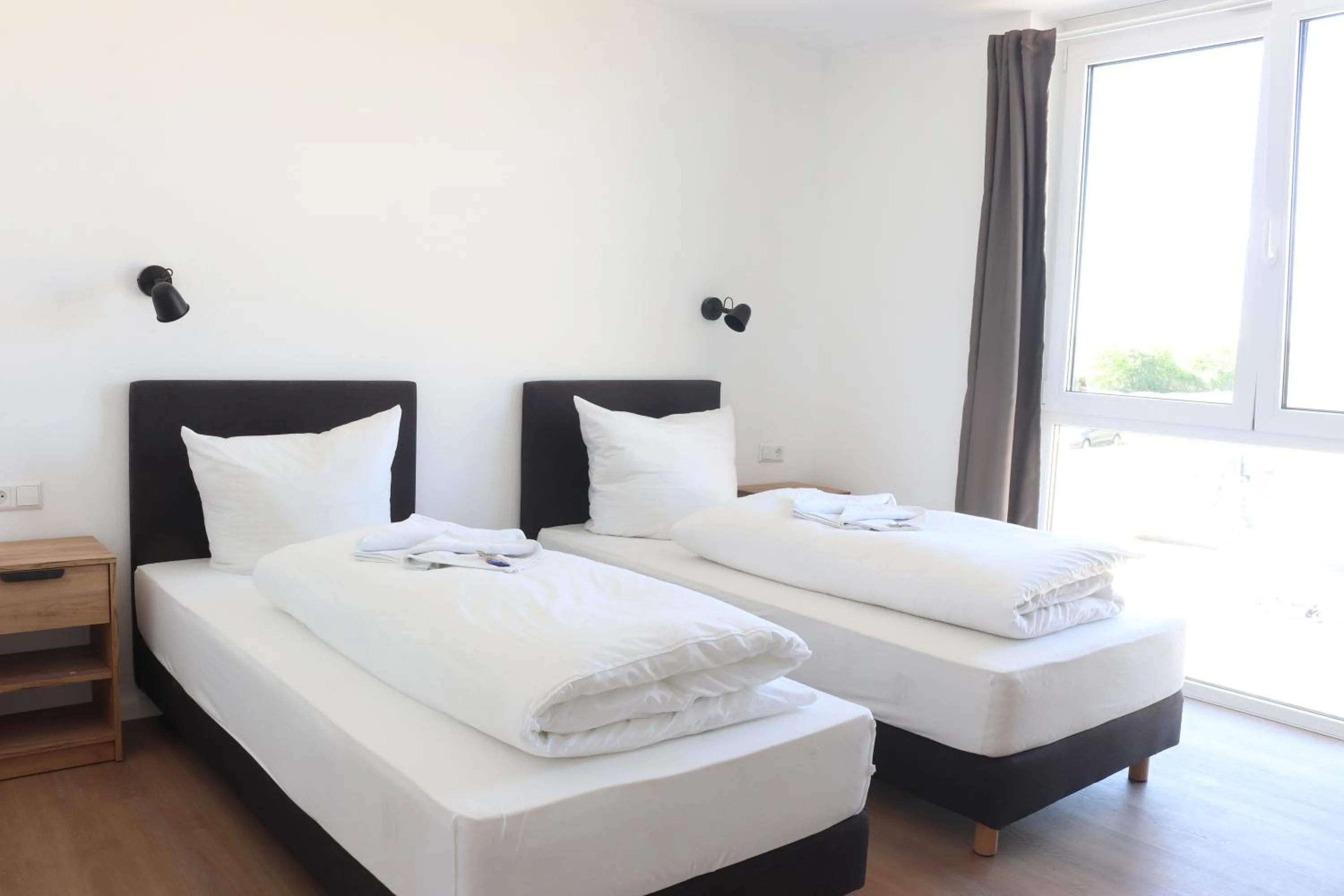 Bed in Motel Bergtheim - Self Check-in