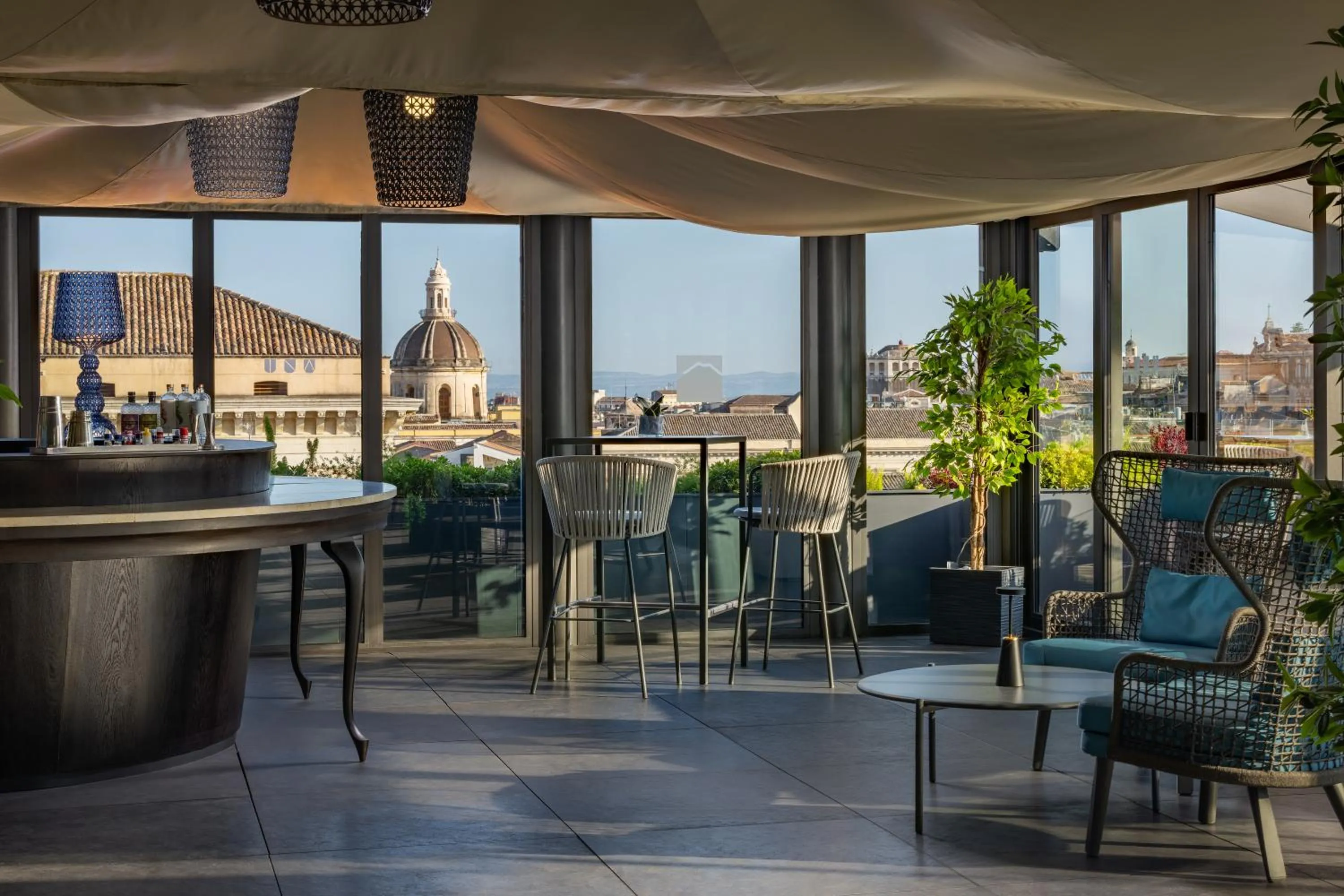 Lounge or bar in Palace Catania | UNA Esperienze