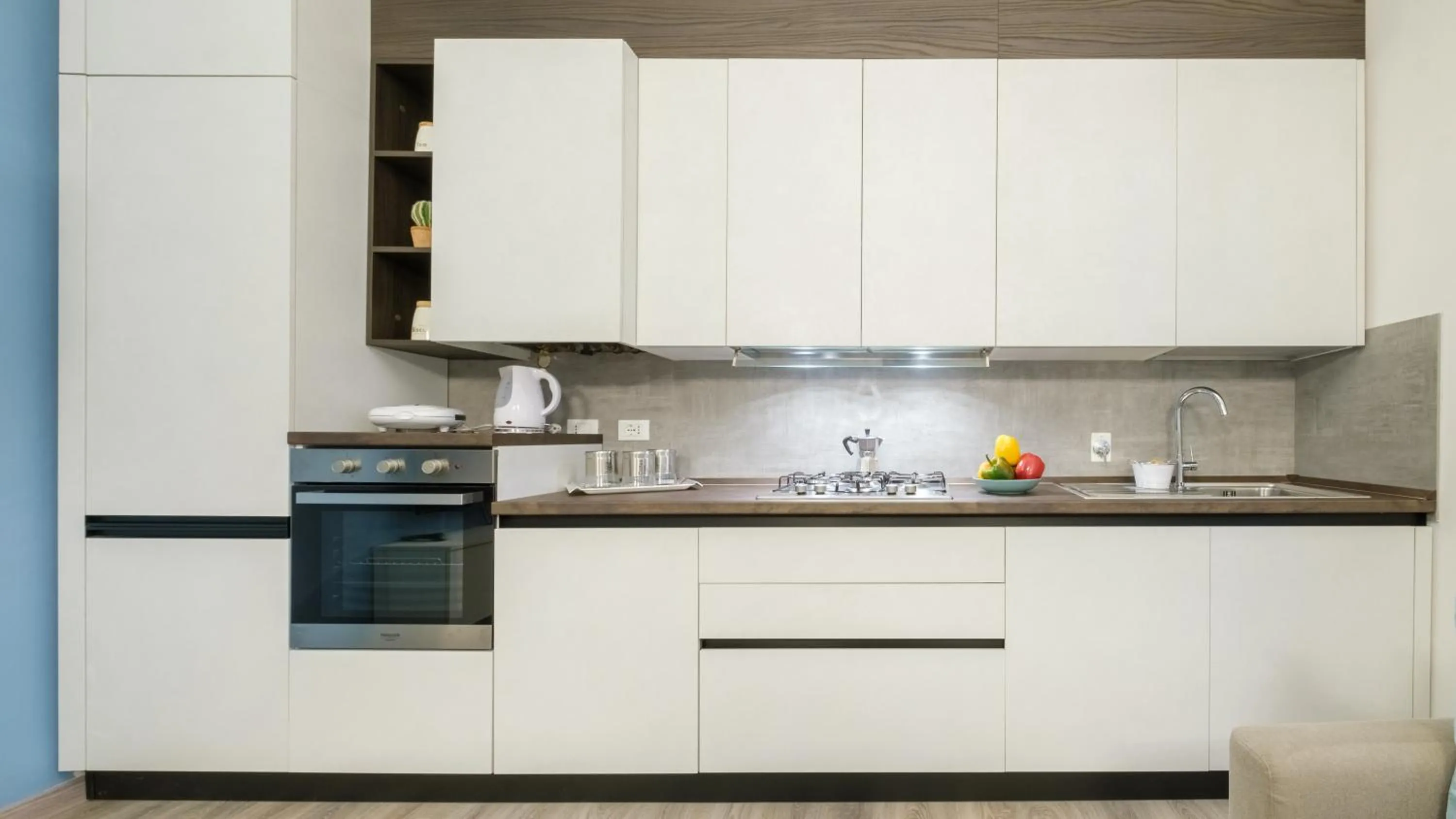 kitchen in Casa del Mare by Studio Vita
